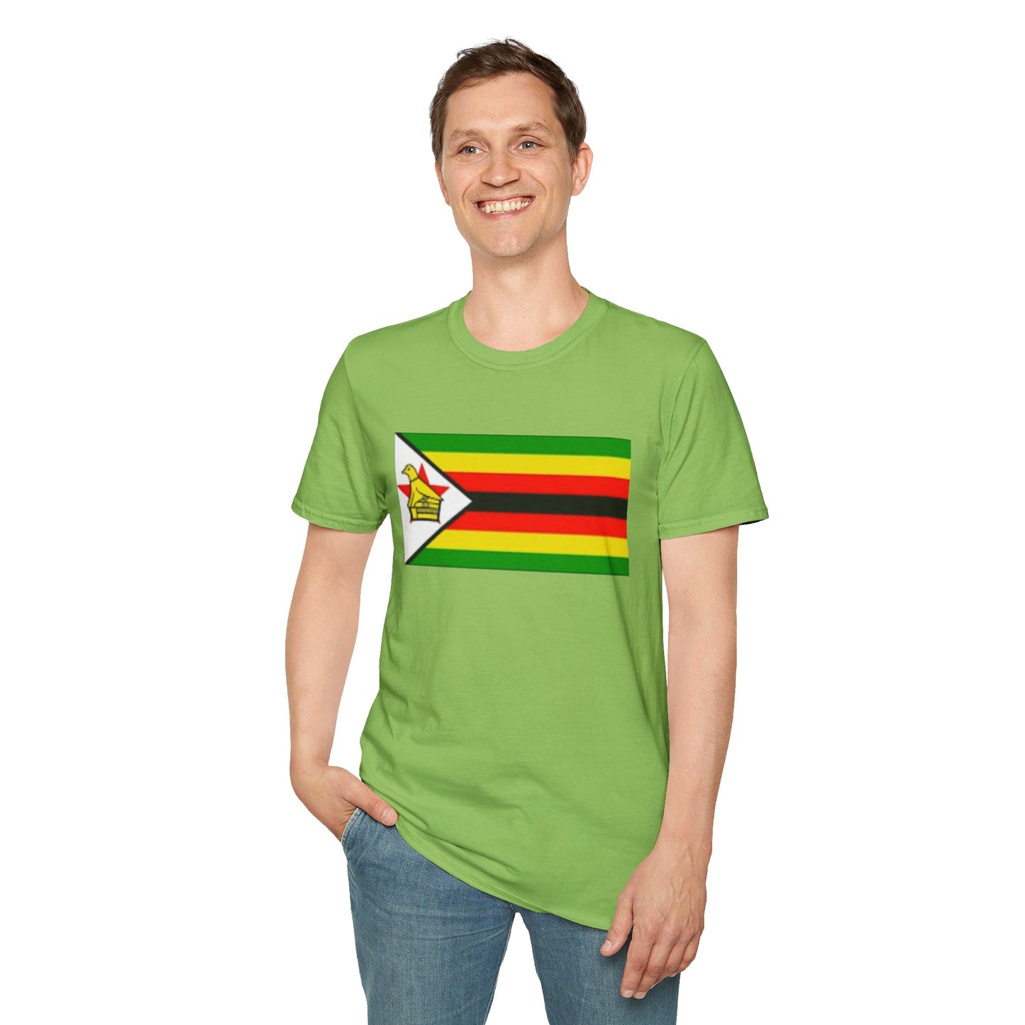 Unisex Softstyle T-Shirt -- Zimbabwe