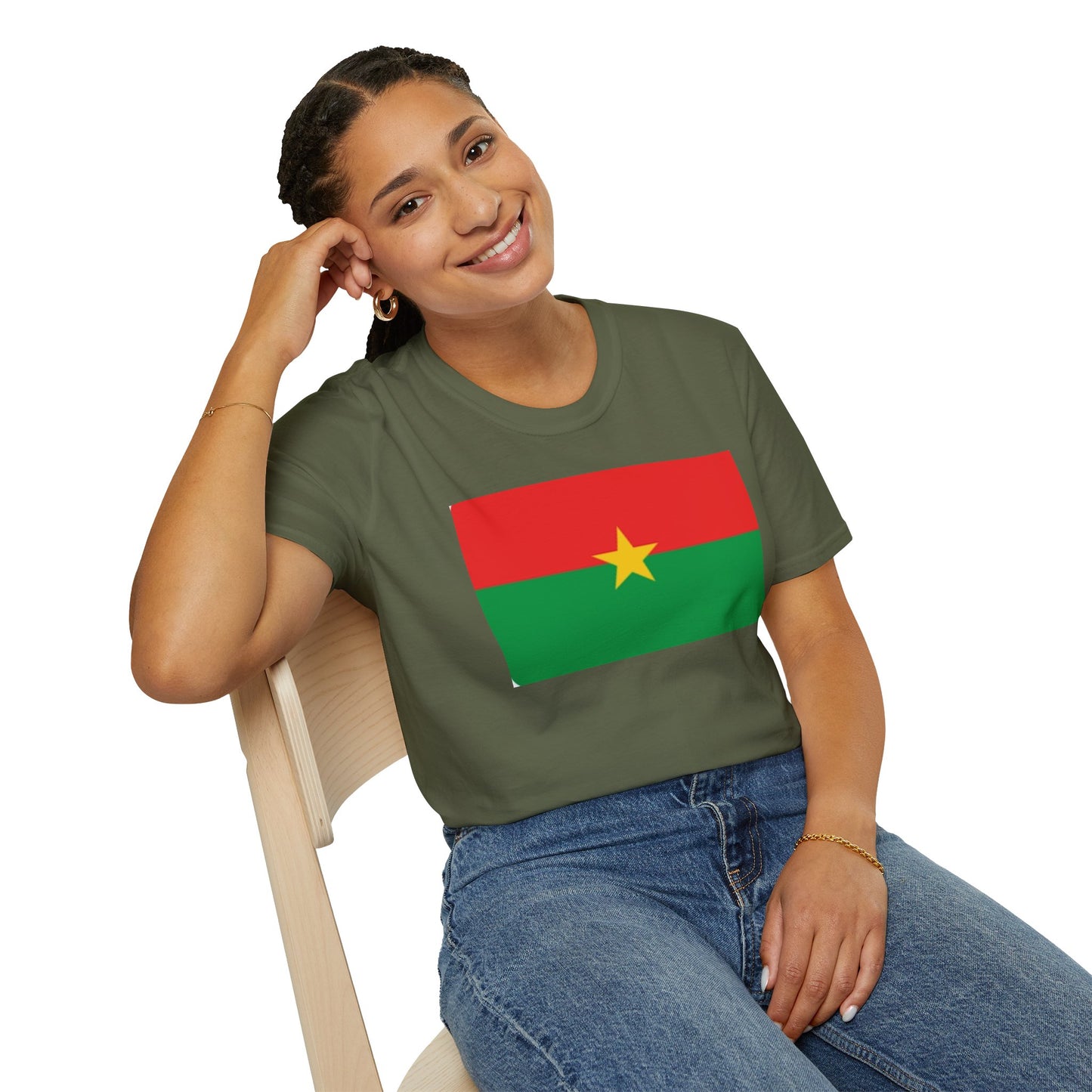 Unisex Softstyle T-Shirt -- Burkina Faso