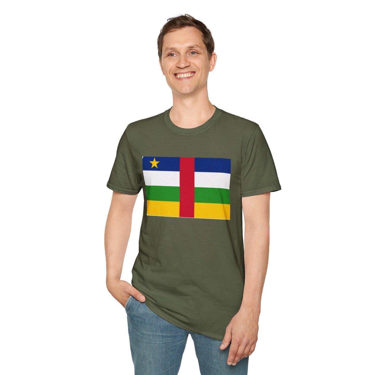 Unisex Softstyle T-Shirt - Central African Republic