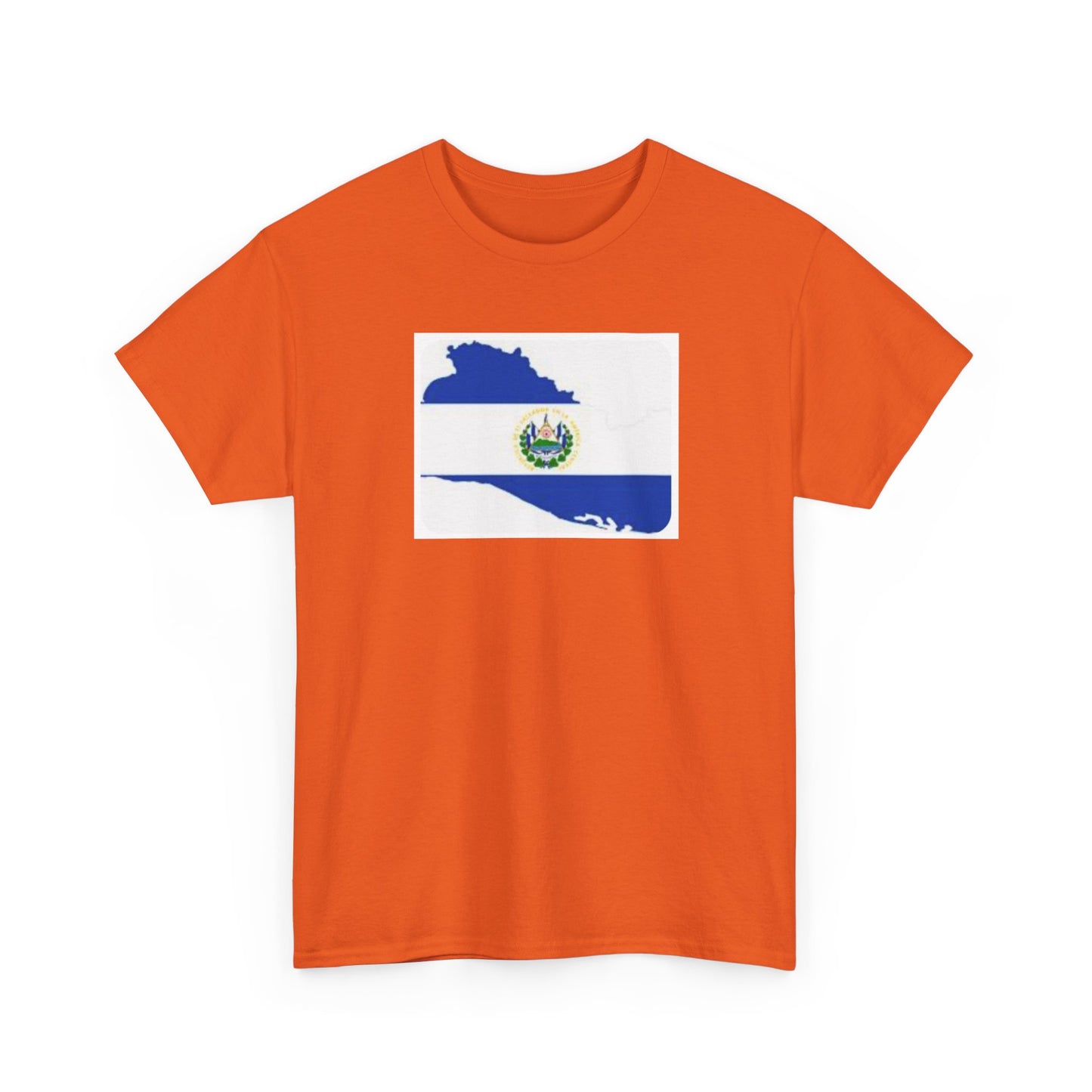 Unisex Heavy Cotton Tee -- el Salvador flag and map