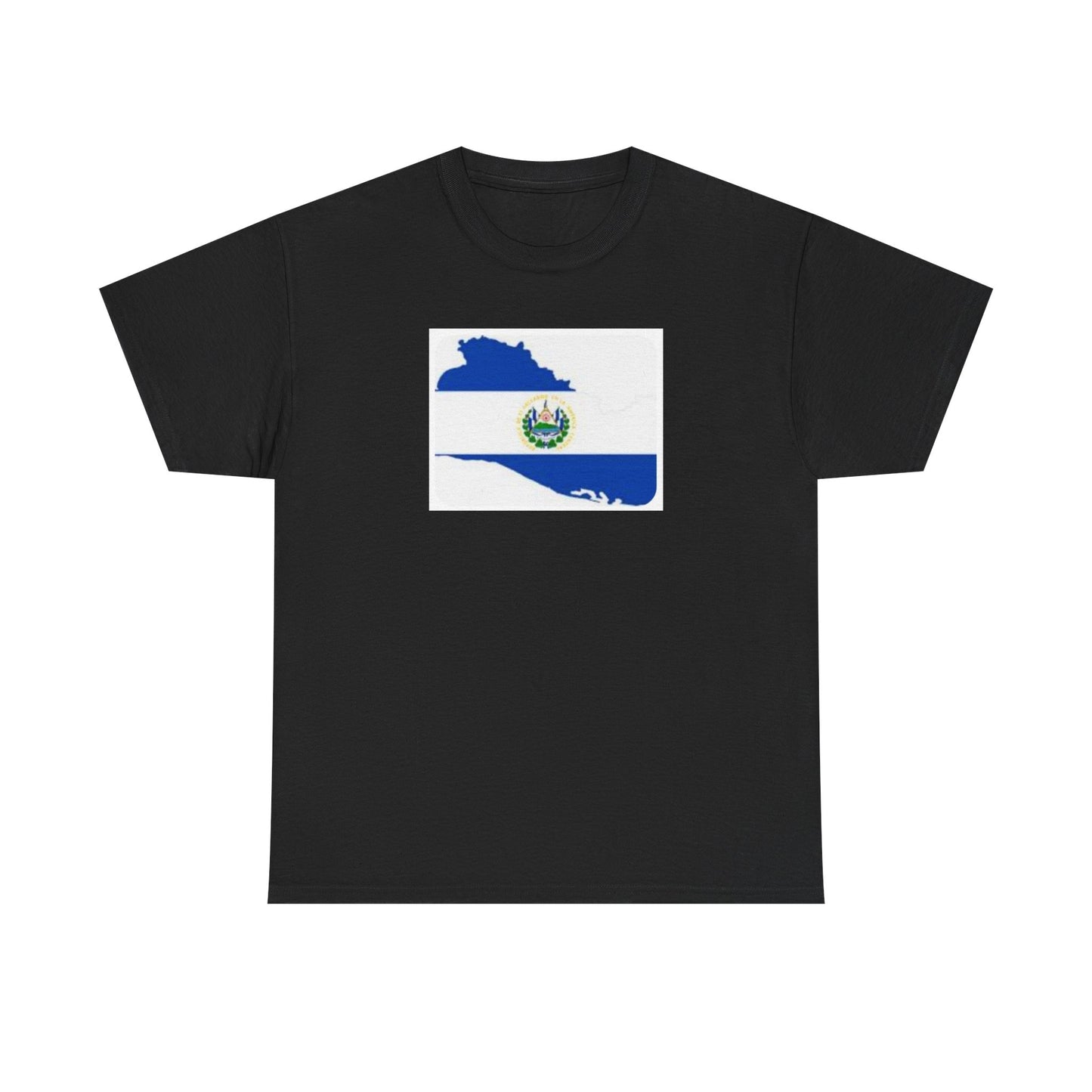 Unisex Heavy Cotton Tee -- el Salvador flag and map