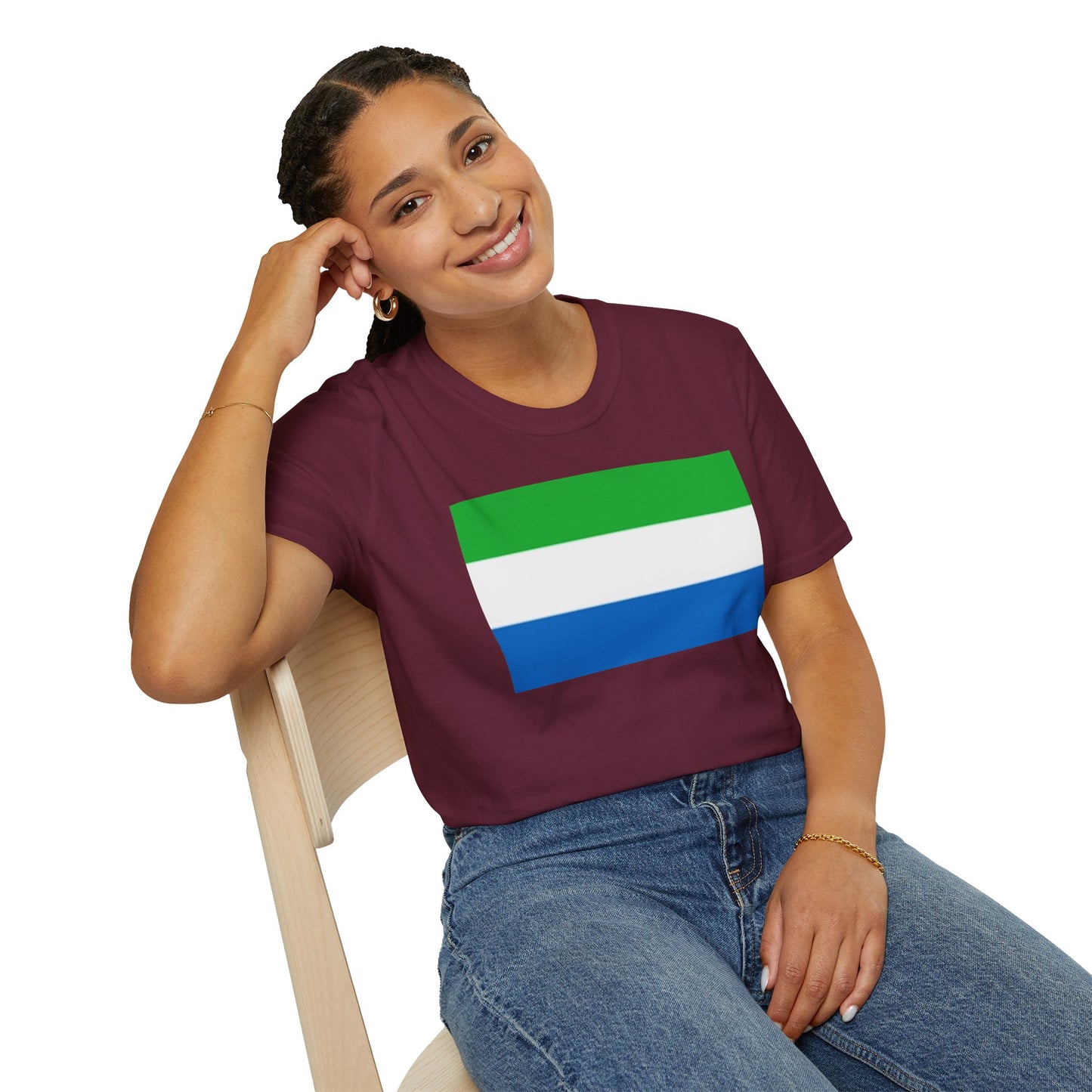 Unisex Softstyle T-Shirt -- Sierra Leone