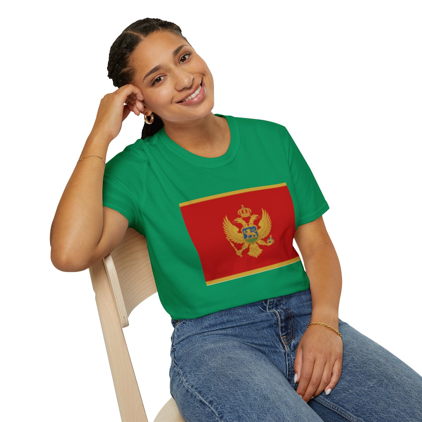 Unisex Softstyle T-Shirt -- Montenegro
