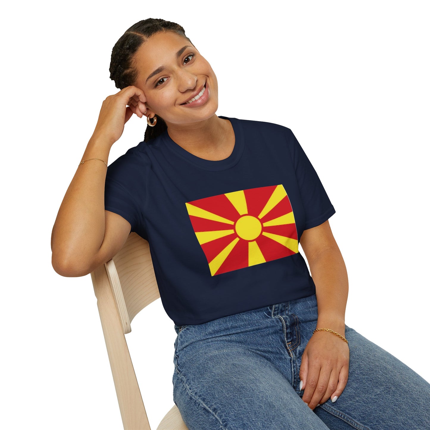 Unisex Softstyle T-Shirt -- North Macedonia