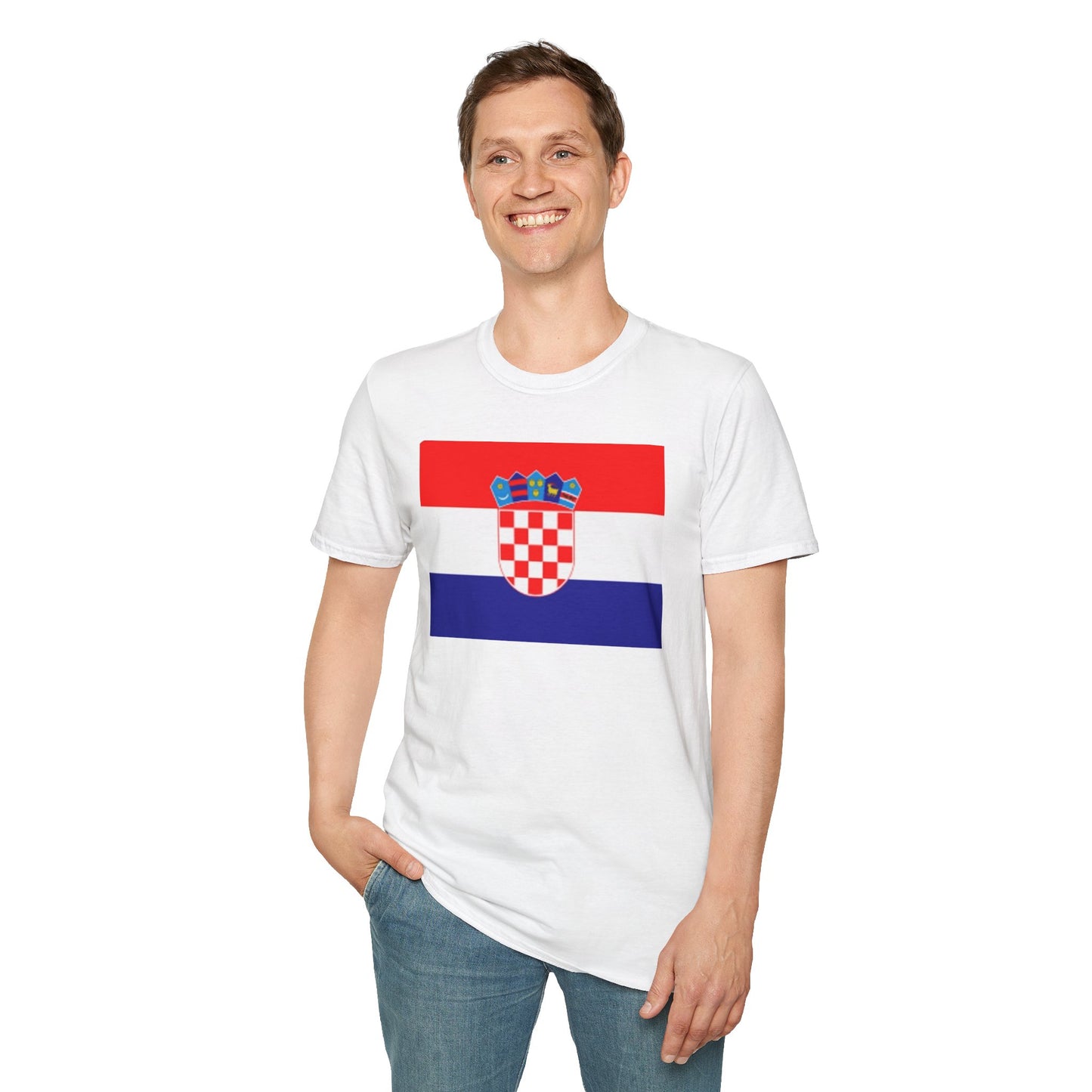 Unisex Softstyle T-Shirt -- Croatia