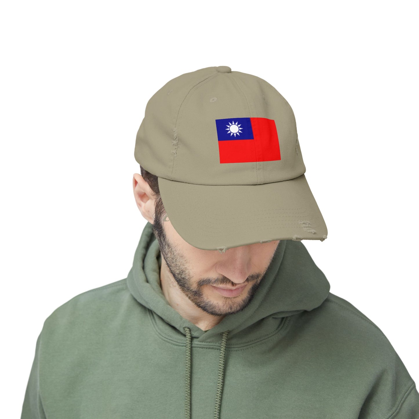 Unisex Distressed Cap -- Taiwan