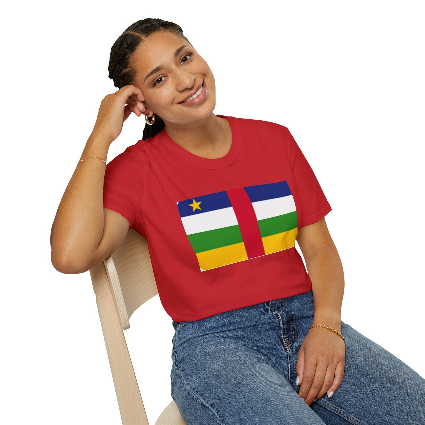Unisex Softstyle T-Shirt - Central African Republic
