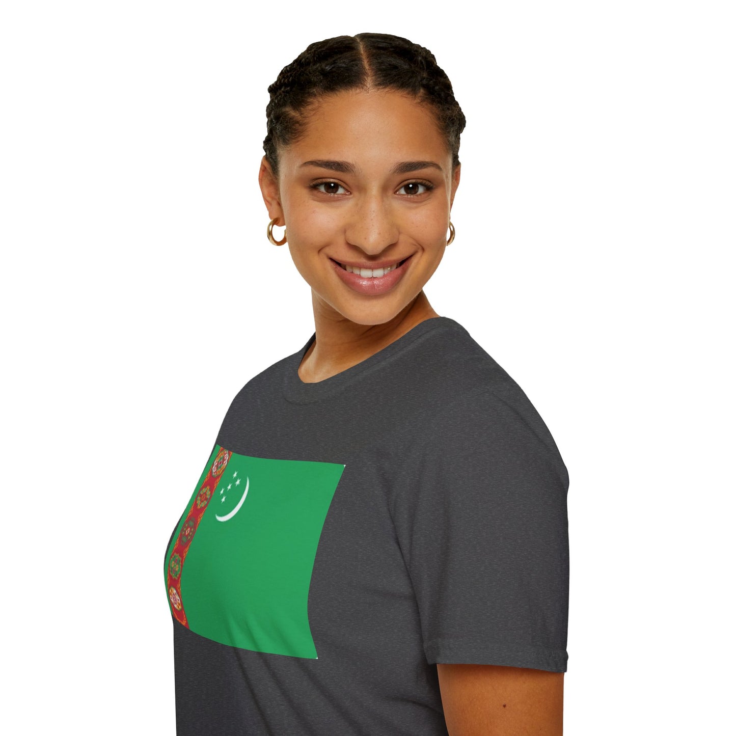 Unisex Softstyle T-Shirt -- Turkmenistan