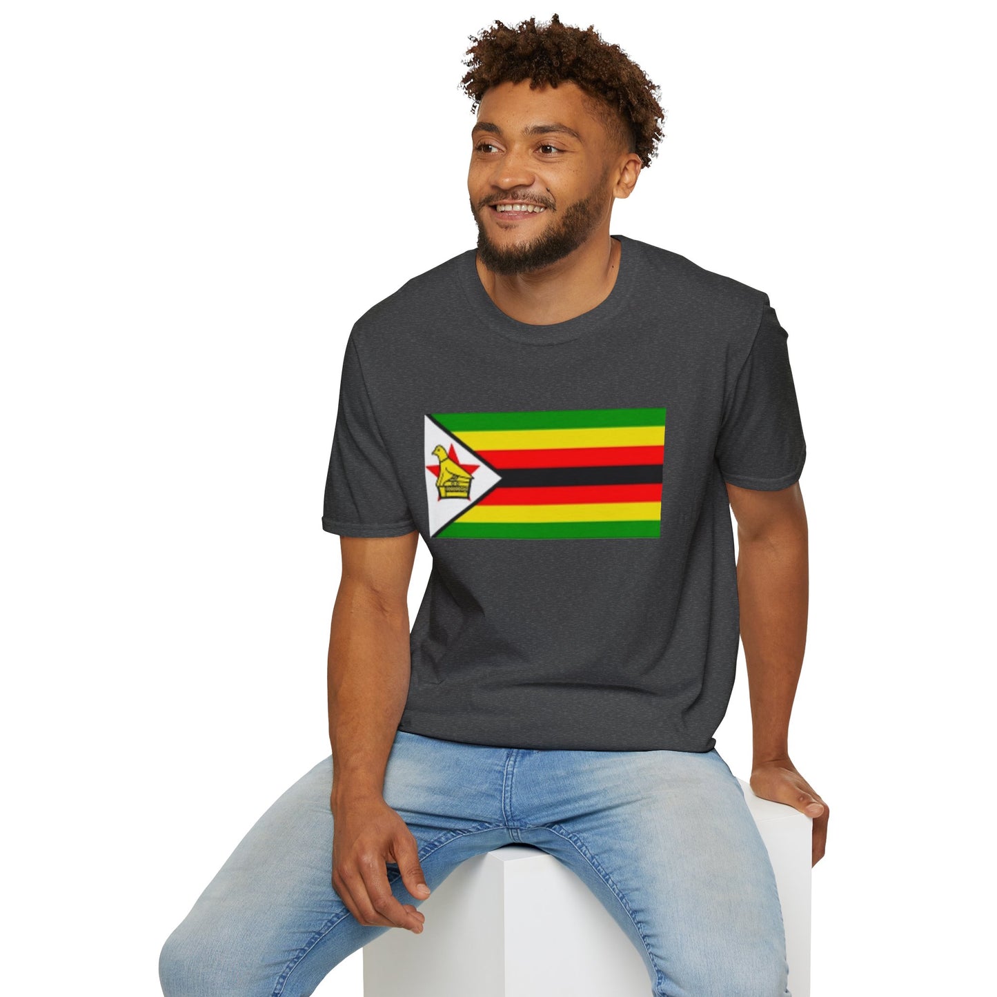 Unisex Softstyle T-Shirt -- Zimbabwe
