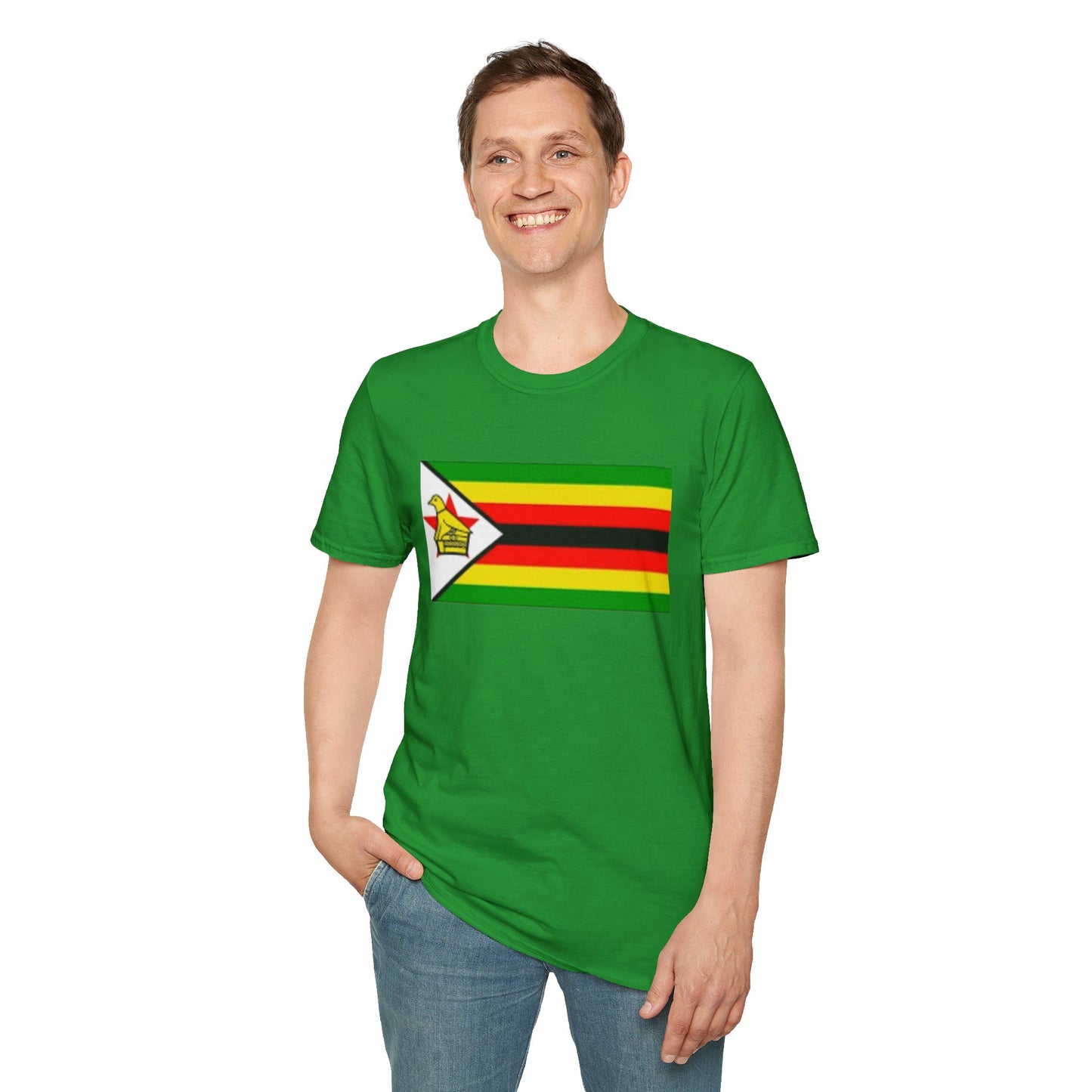 Unisex Softstyle T-Shirt -- Zimbabwe