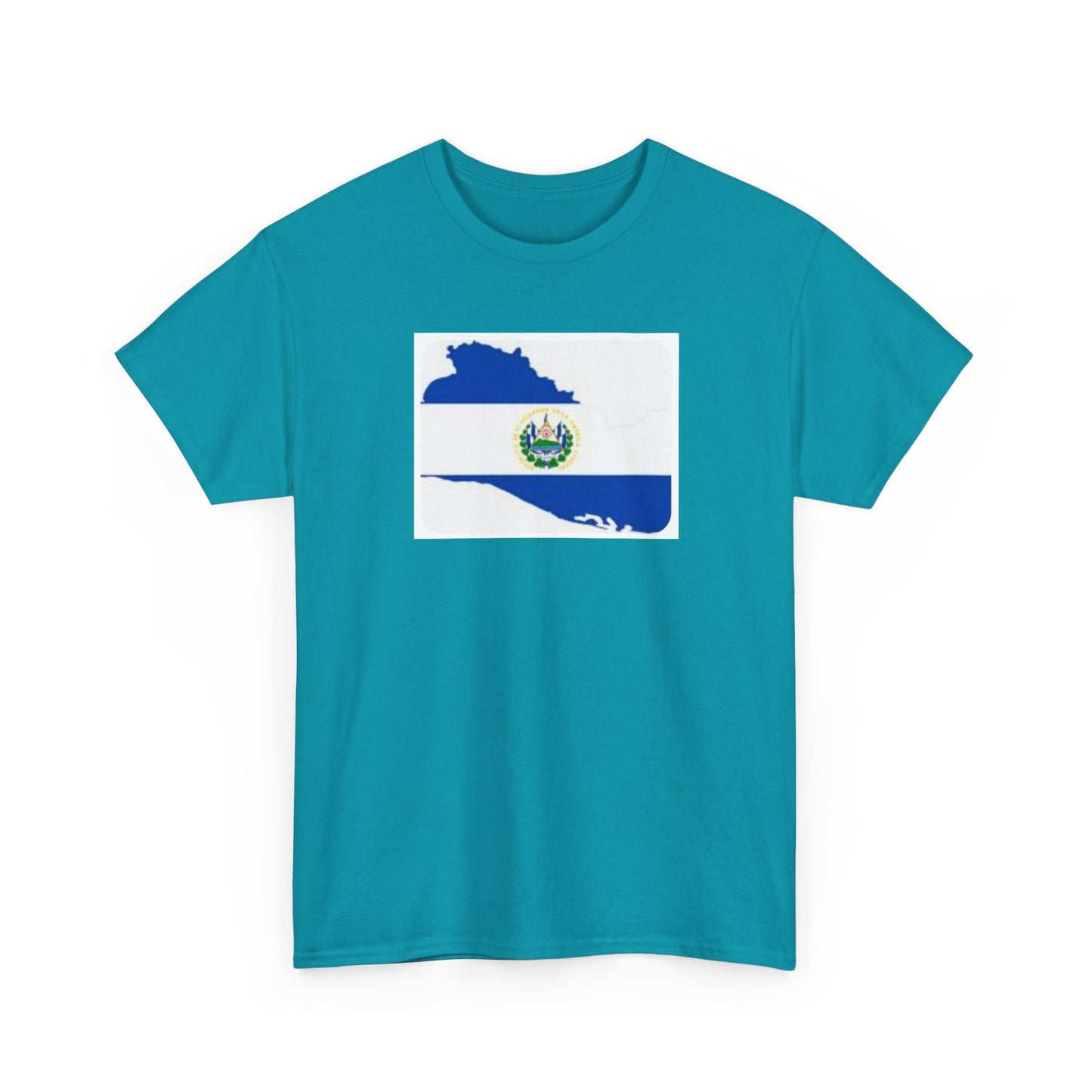 Unisex Heavy Cotton Tee -- el Salvador flag and map