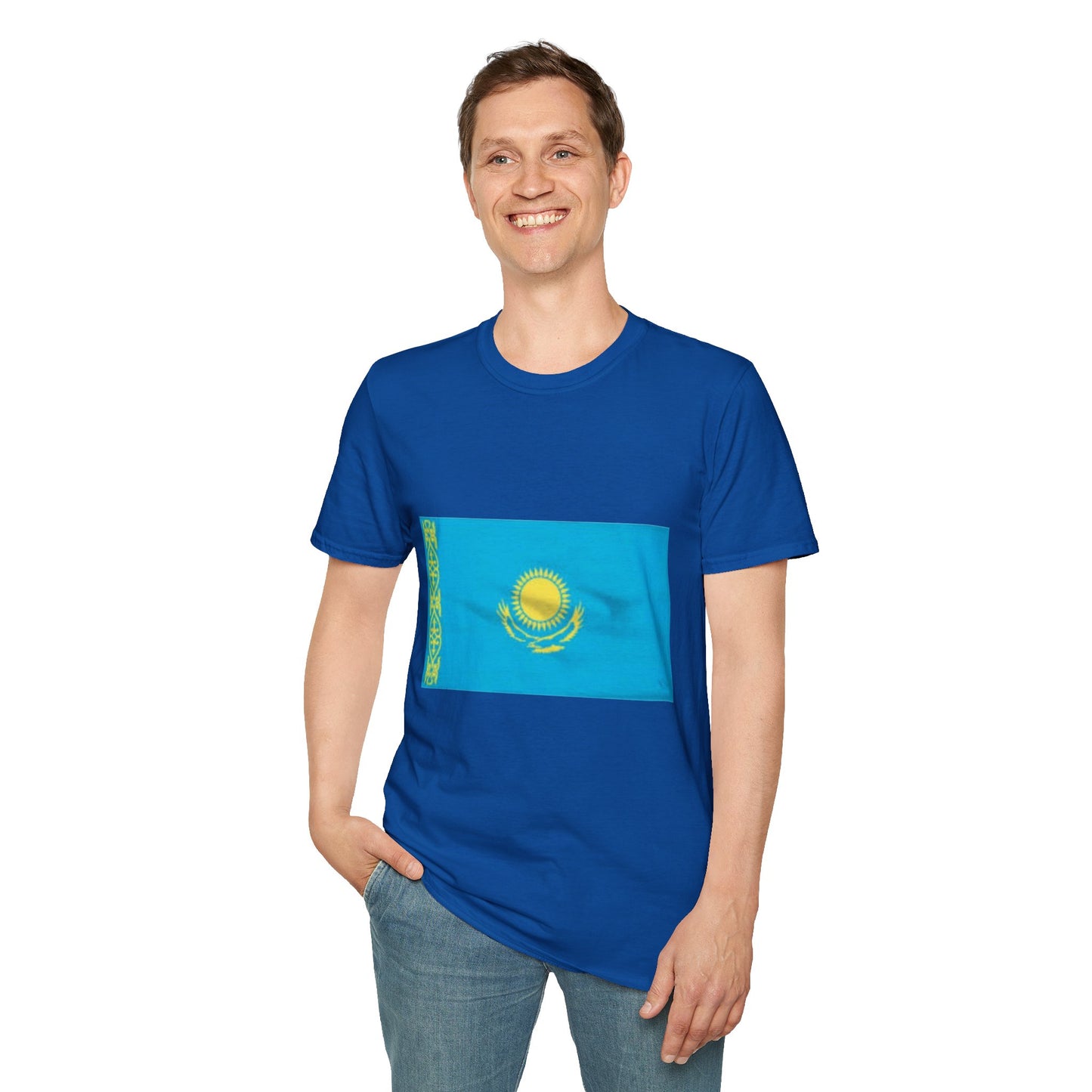 Unisex Softstyle T-Shirt -- Kazakhstan