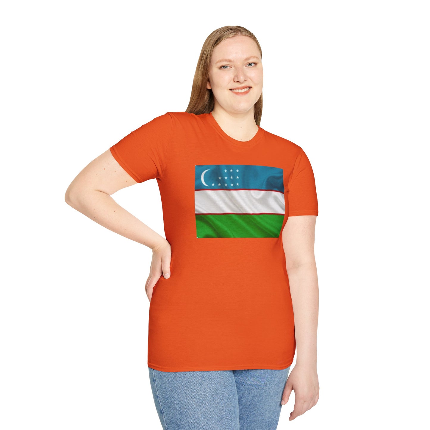 Unisex Softstyle T-Shirt -- Uzbekistan