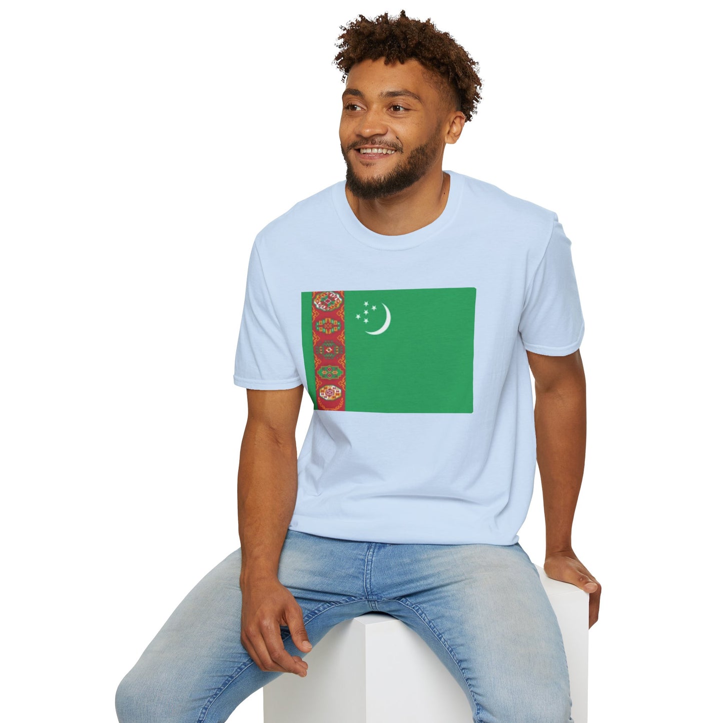 Unisex Softstyle T-Shirt -- Turkmenistan