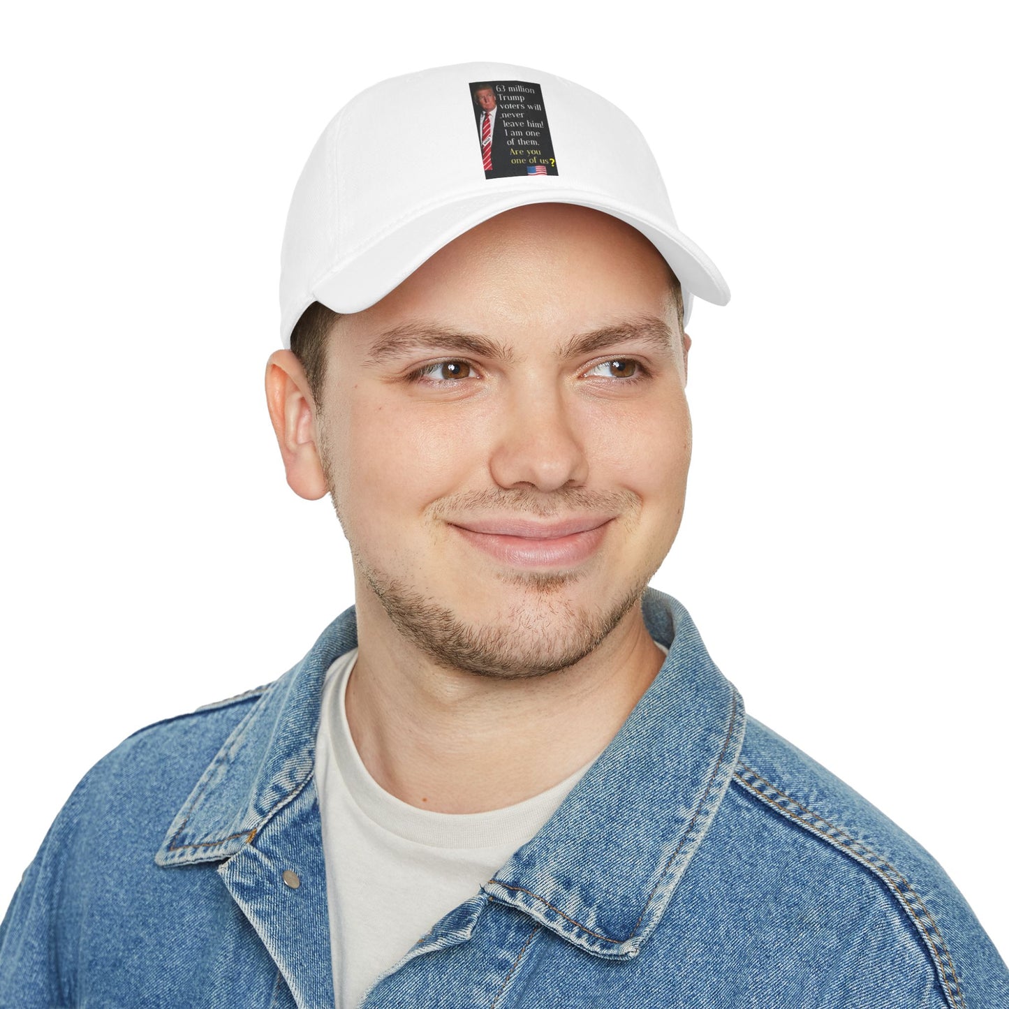 Low Profile Baseball Cap +- Trump 2024
