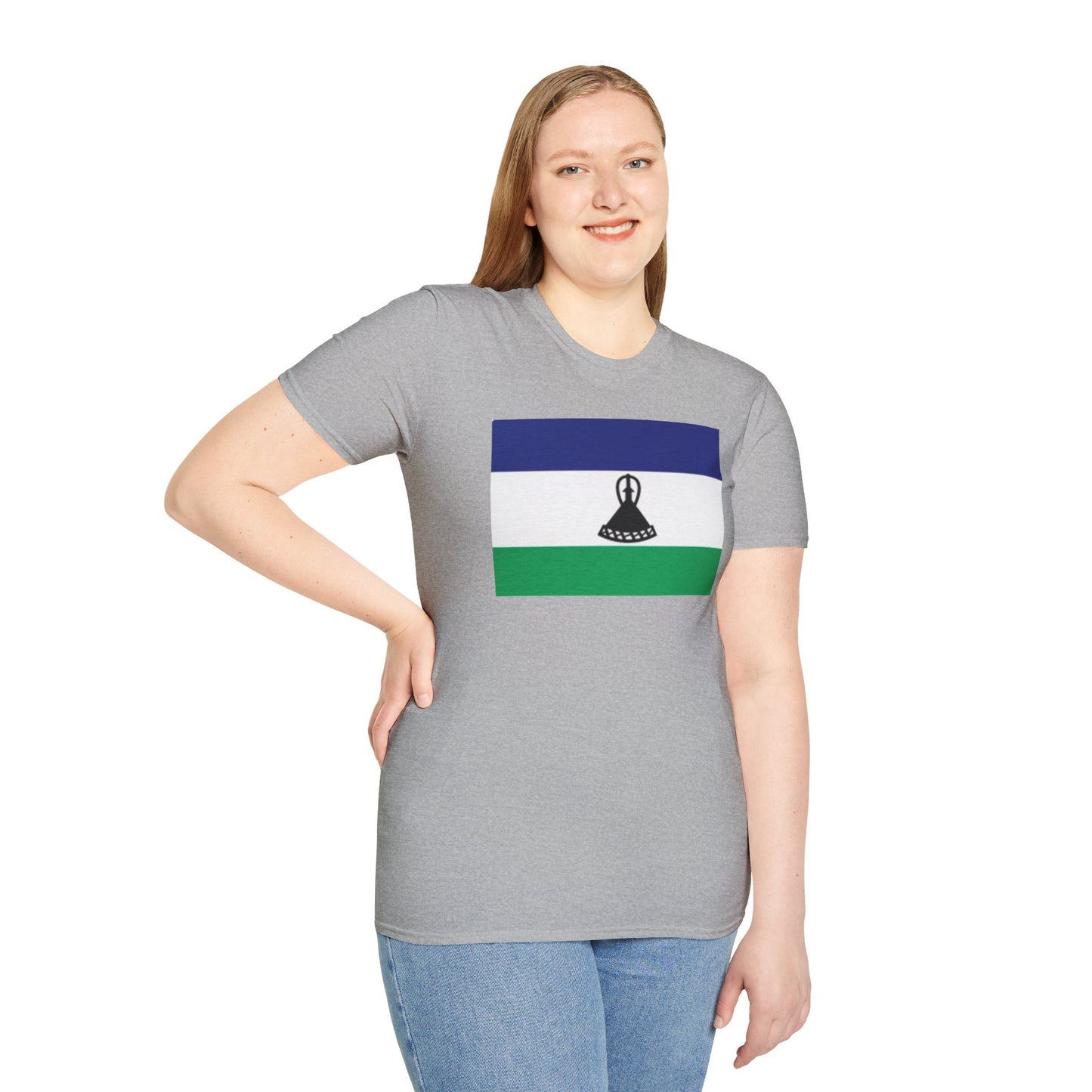 Unisex Softstyle T-Shirt -- Lesotho