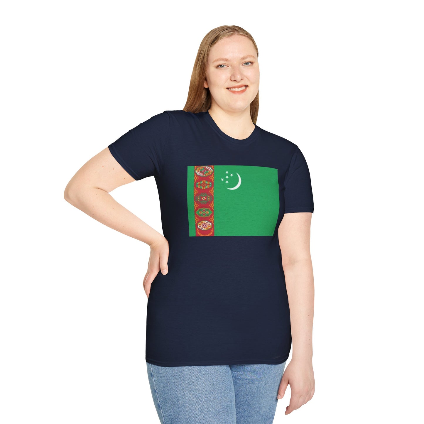 Unisex Softstyle T-Shirt -- Turkmenistan