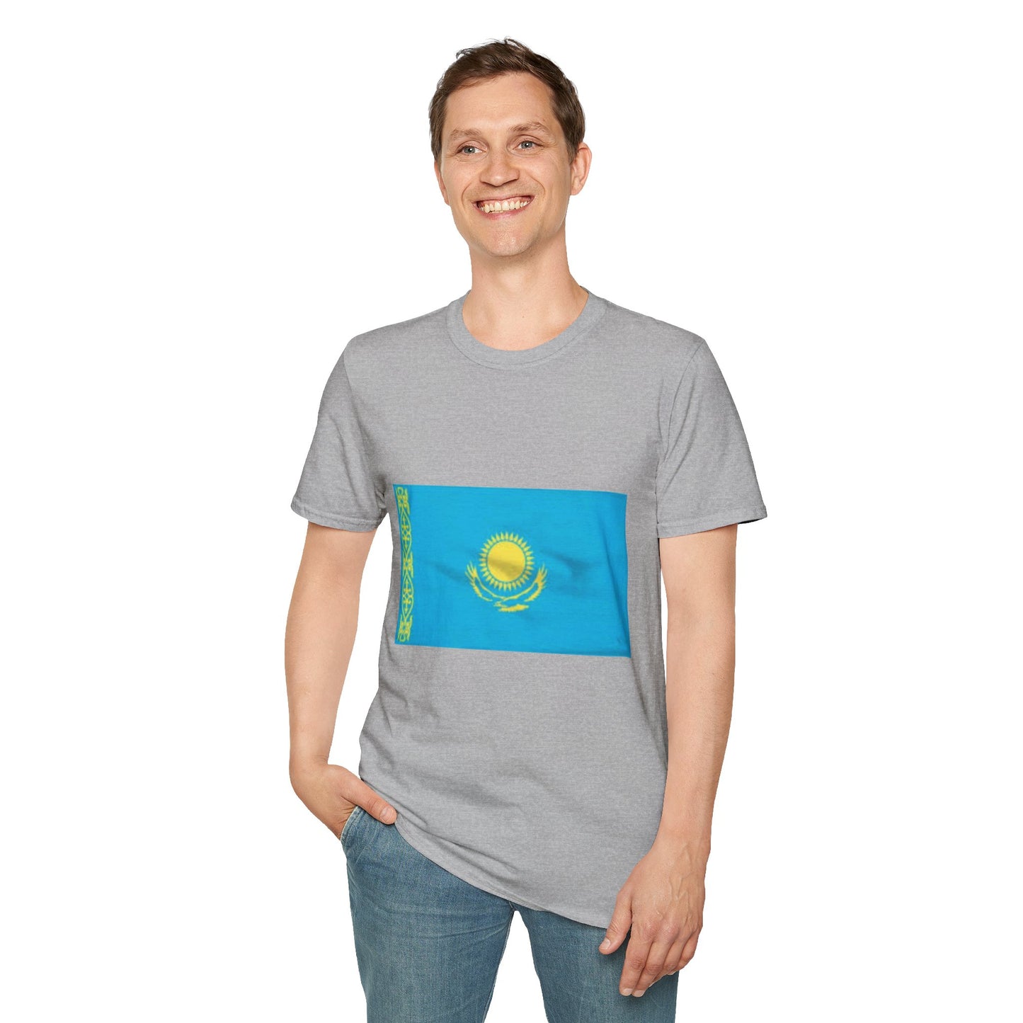 Unisex Softstyle T-Shirt -- Kazakhstan