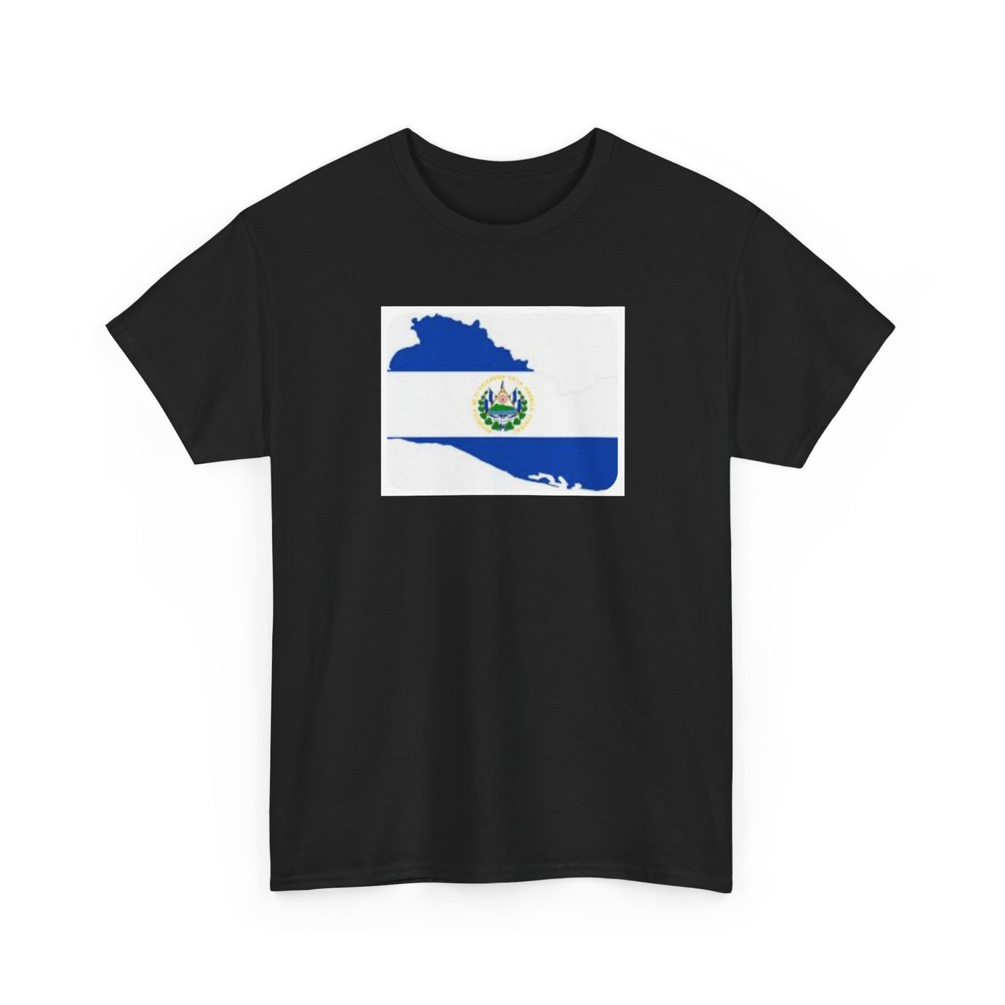 Unisex Heavy Cotton Tee -- el Salvador flag and map