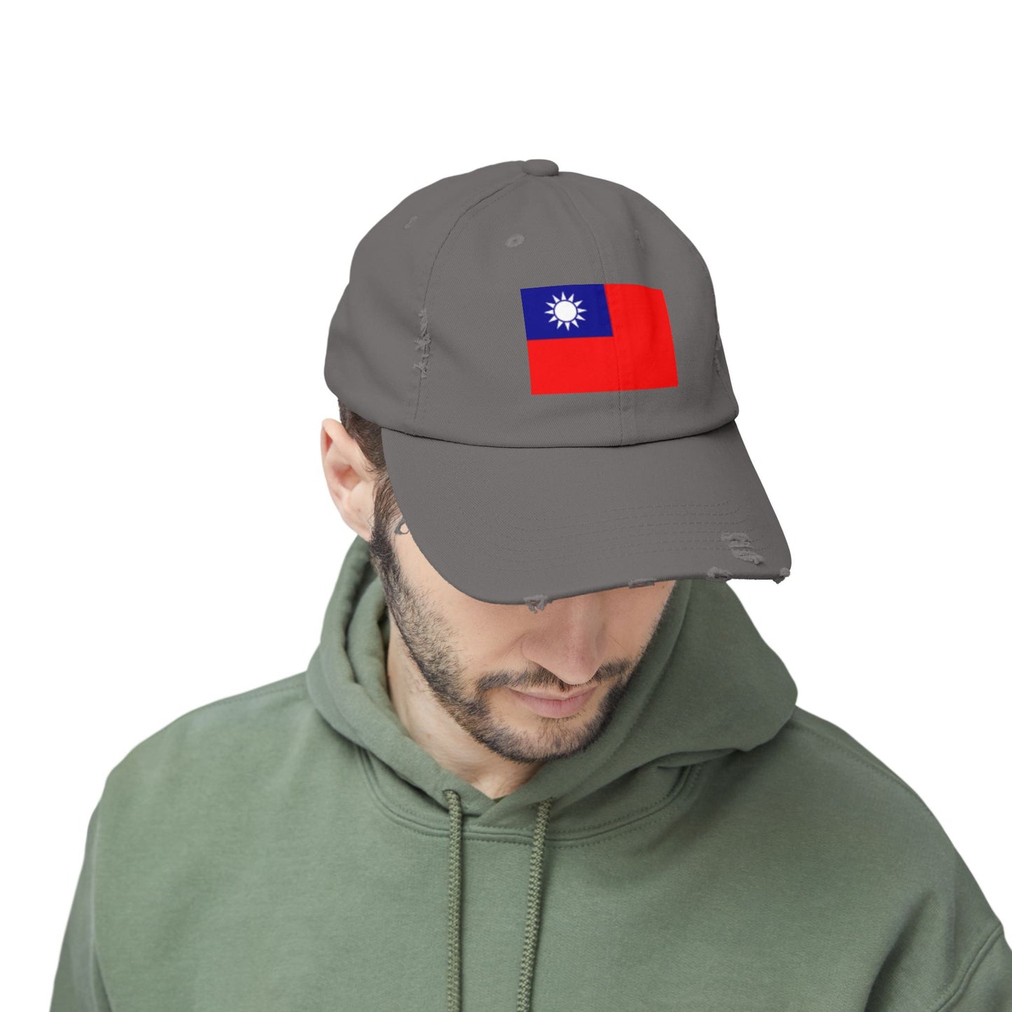 Unisex Distressed Cap -- Taiwan