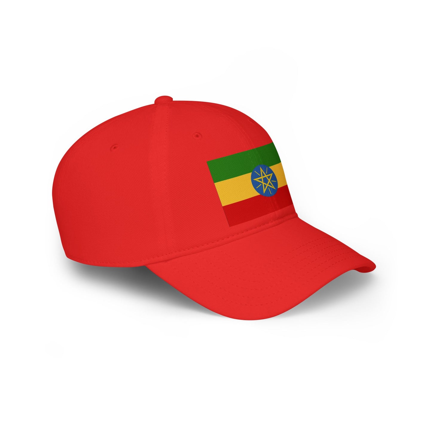 Low Profile Baseball Cap -- Ethiopian Federal Flag