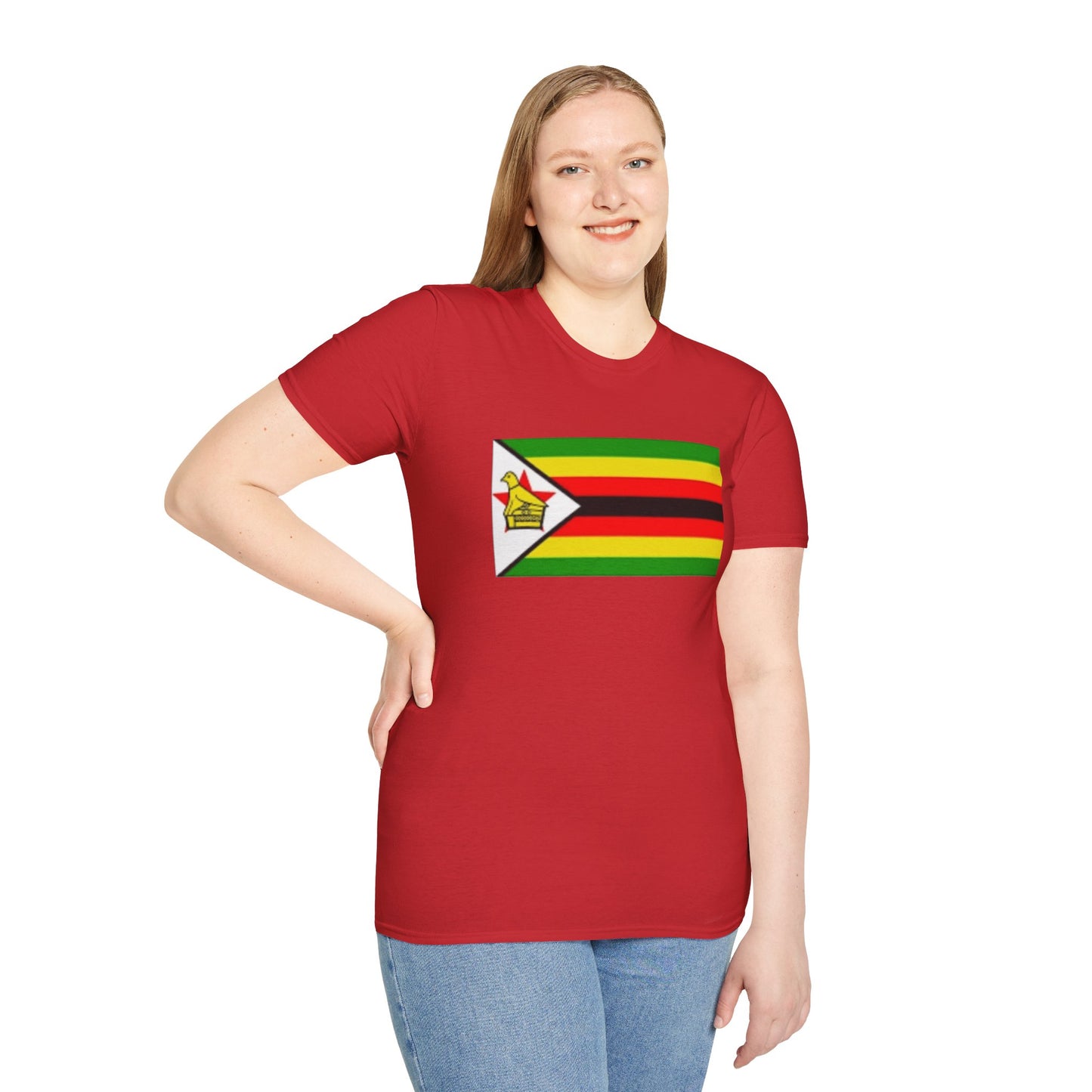 Unisex Softstyle T-Shirt -- Zimbabwe