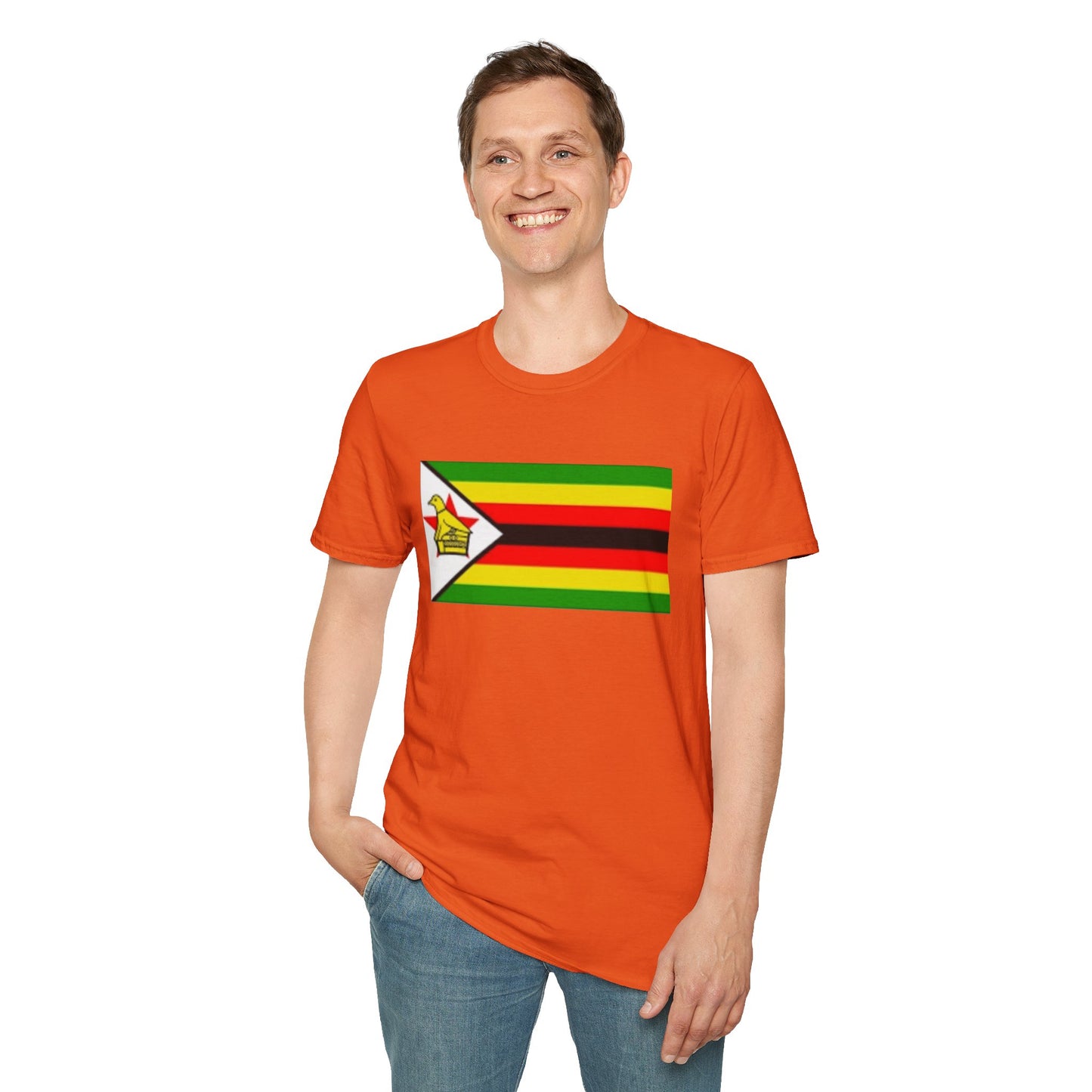 Unisex Softstyle T-Shirt -- Zimbabwe