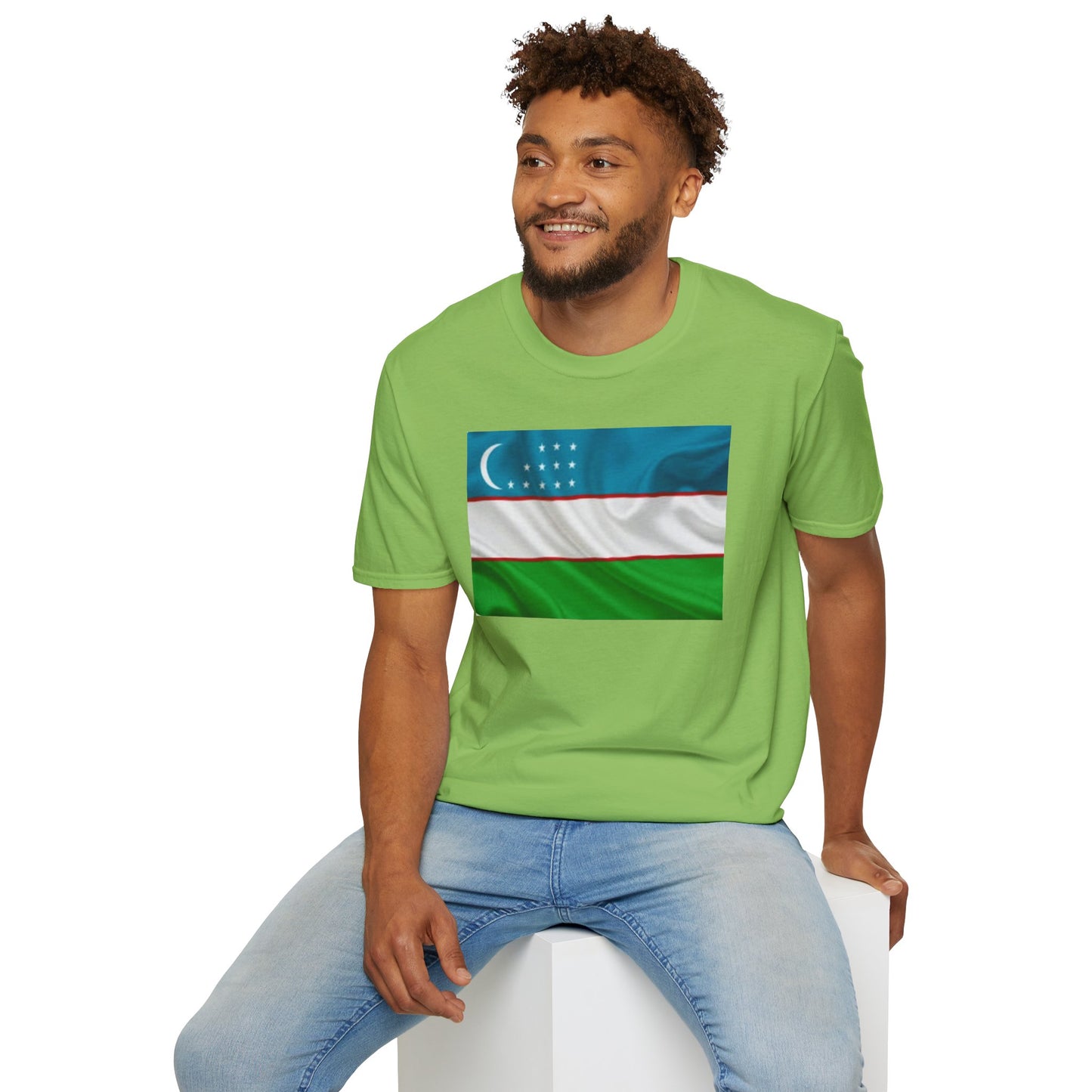 Unisex Softstyle T-Shirt -- Uzbekistan
