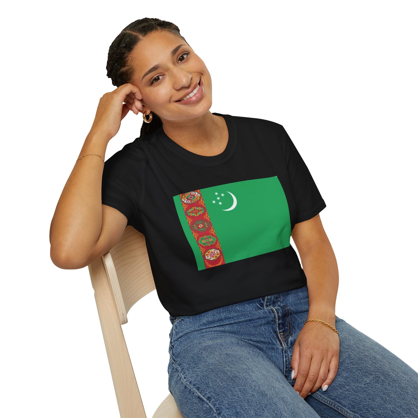 Unisex Softstyle T-Shirt -- Turkmenistan