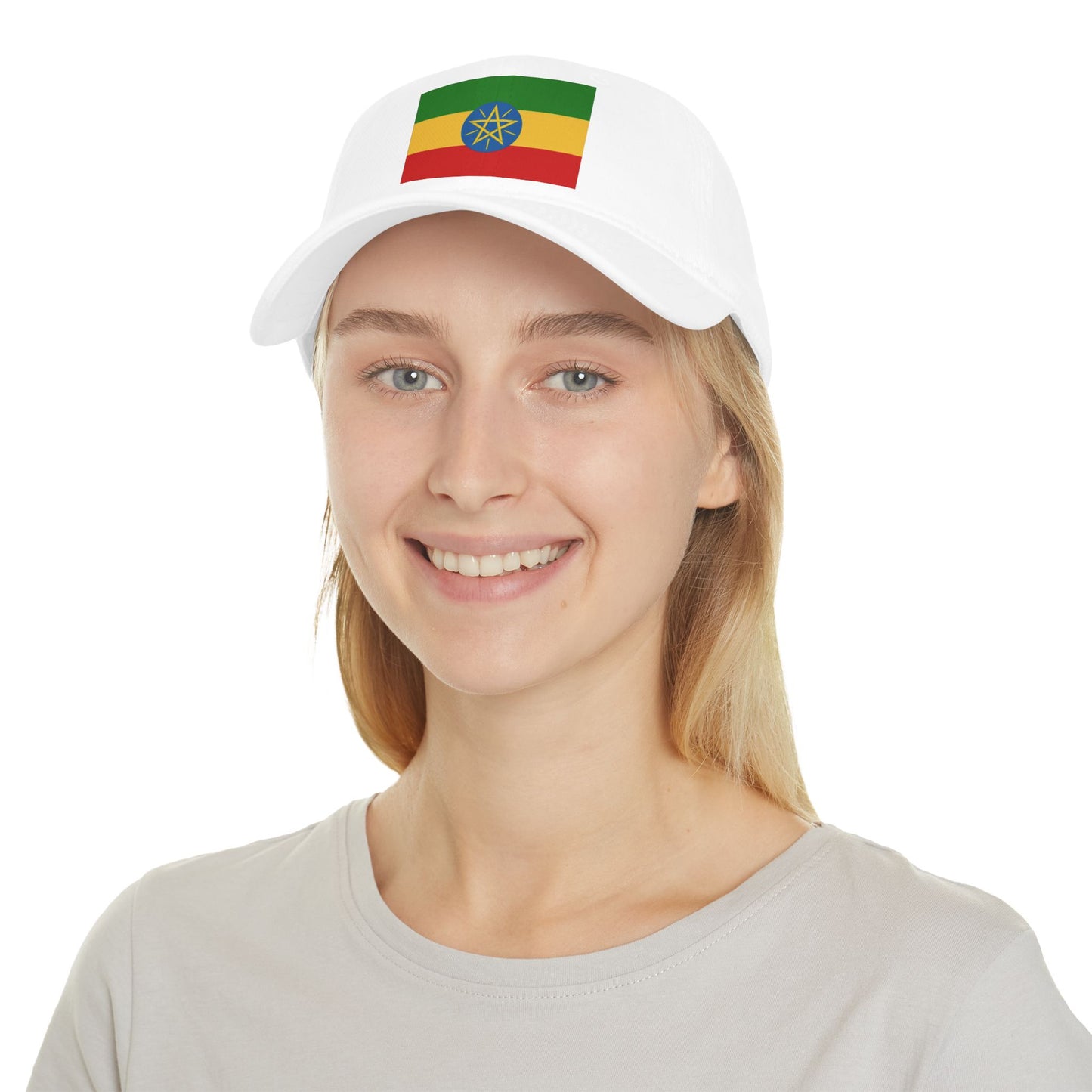 Copy of Low Profile Baseball Cap -- Ethiopan Flag