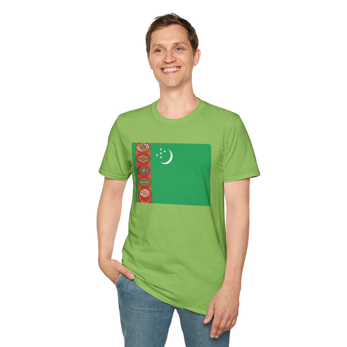 Unisex Softstyle T-Shirt -- Turkmenistan