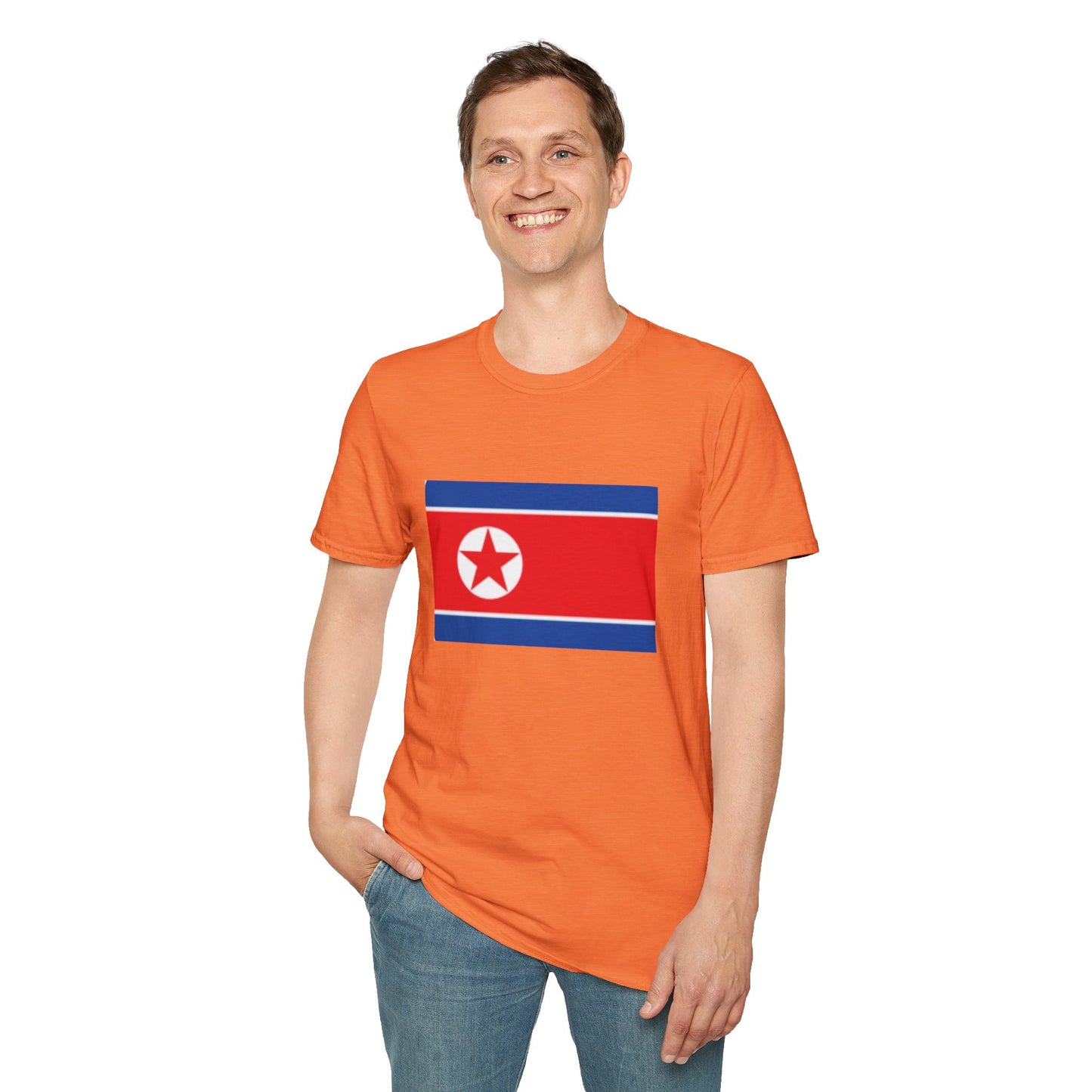 Unisex Softstyle T-Shirt -- North Korea