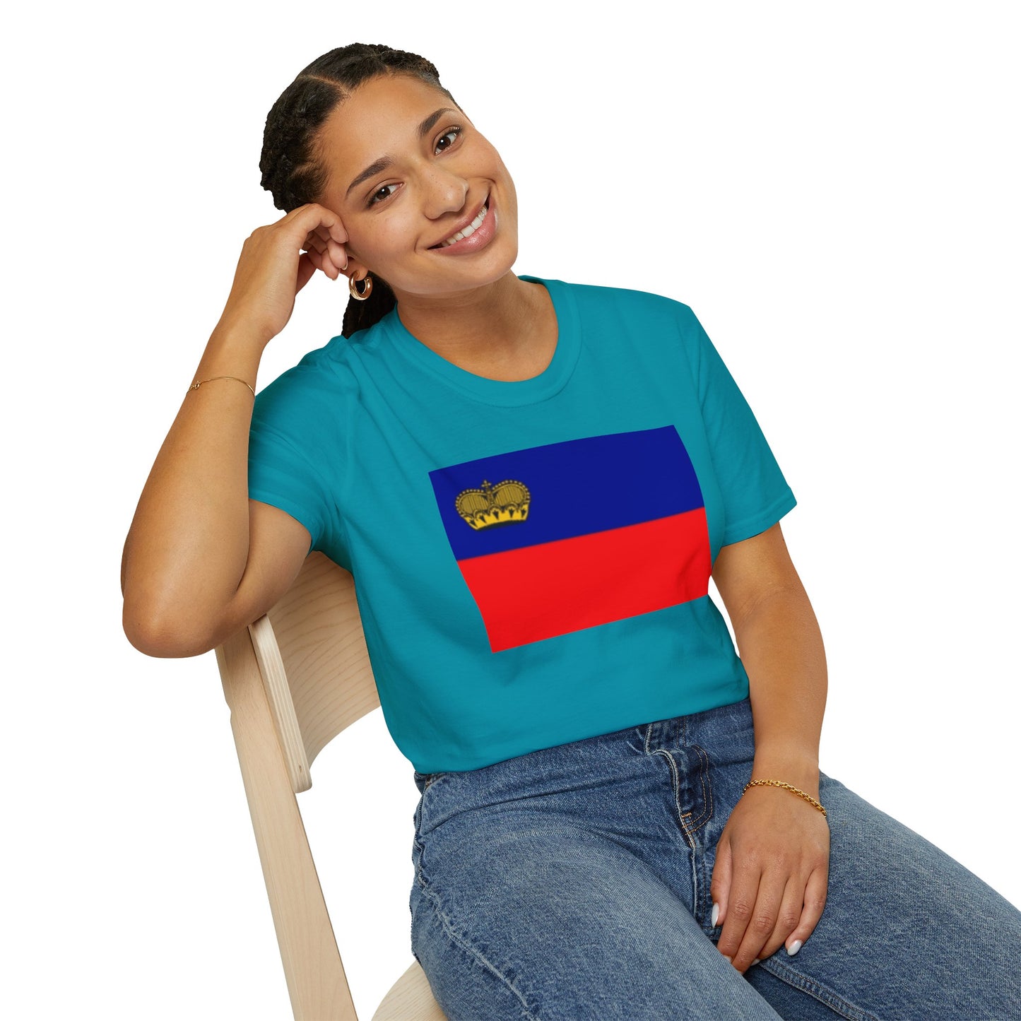 Unisex Softstyle T-Shirt -- Liechtenstein