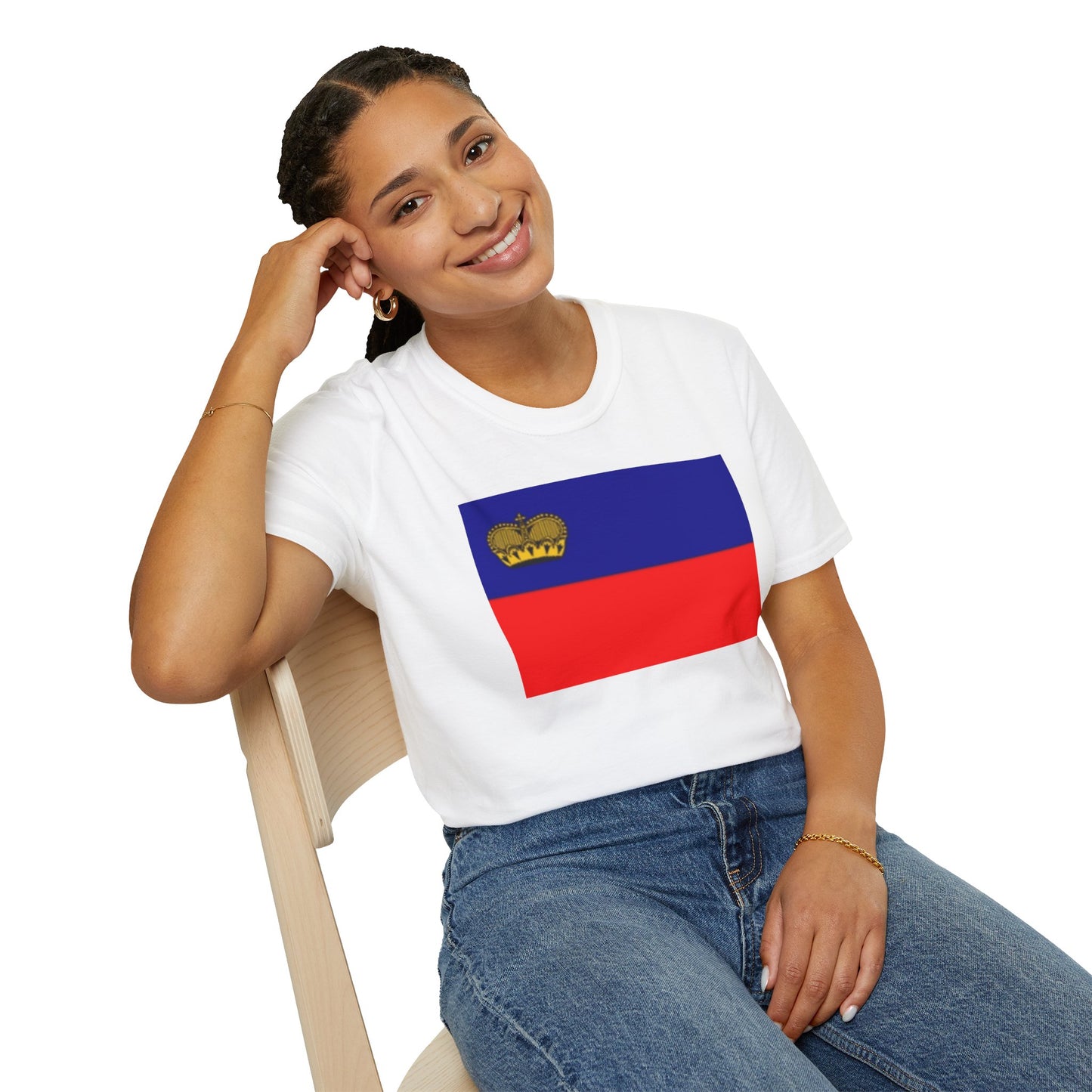 Unisex Softstyle T-Shirt -- Liechtenstein