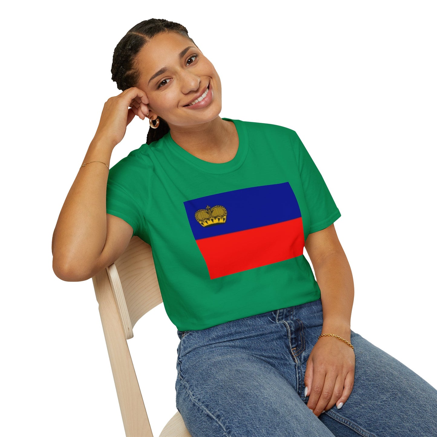 Unisex Softstyle T-Shirt -- Liechtenstein