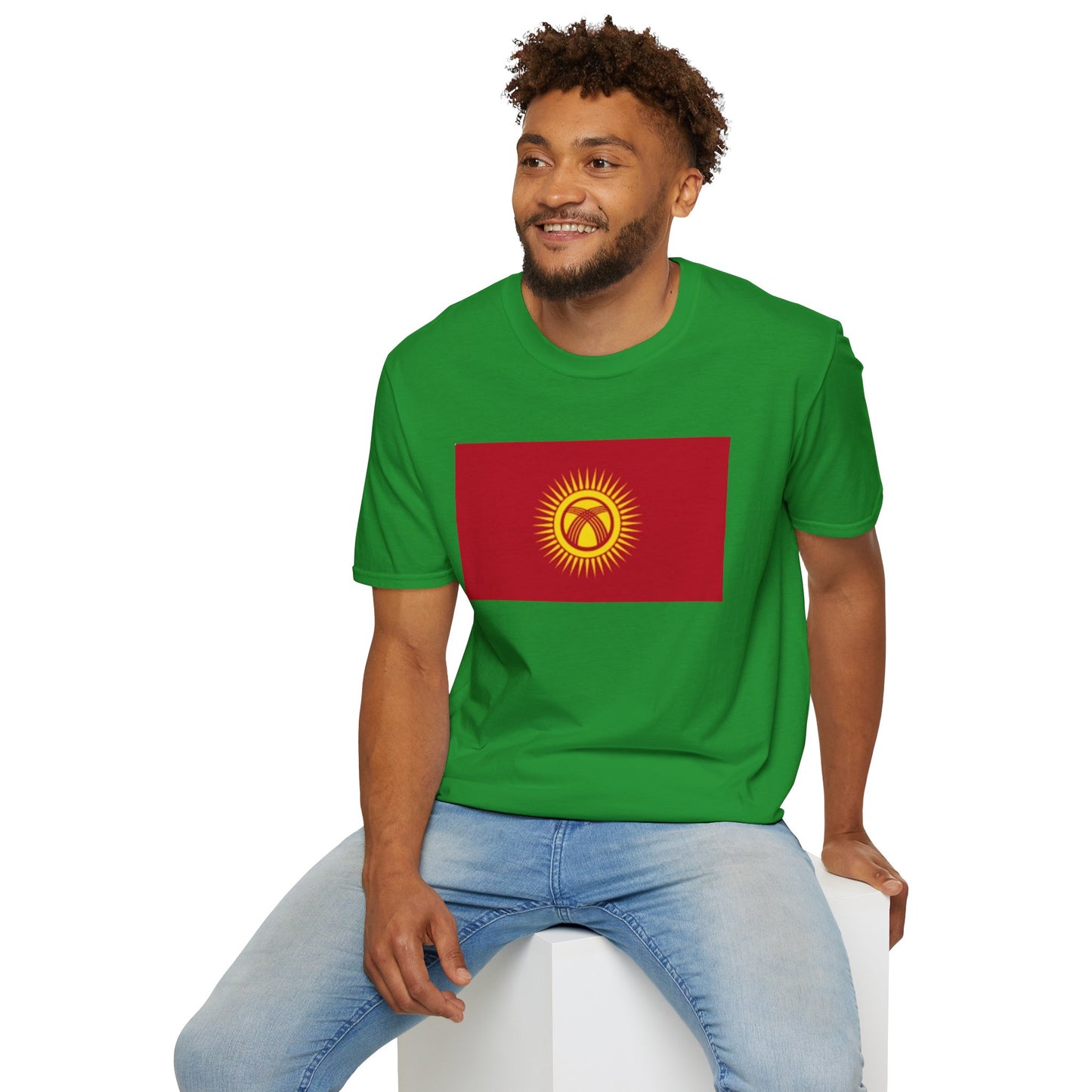 Unisex Softstyle T-Shirt -- Kyrgyzstan