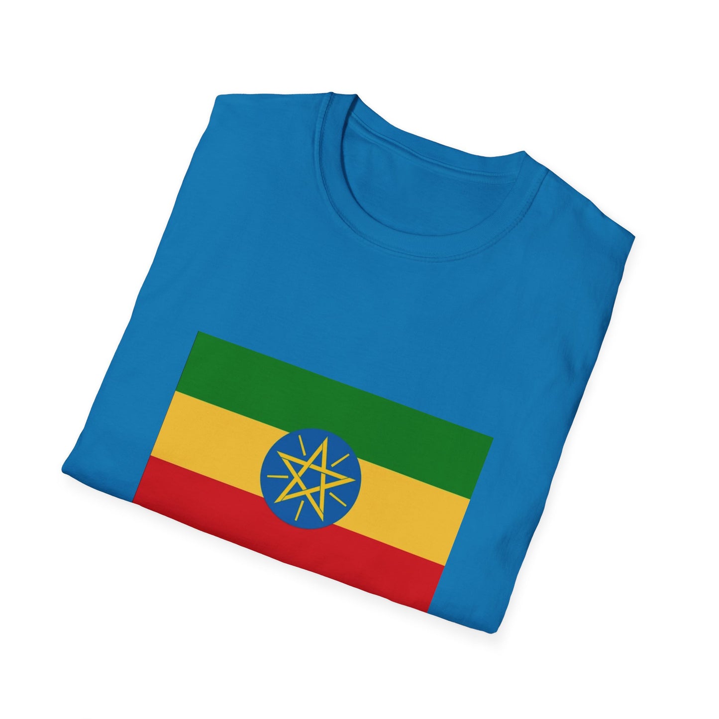 Unisex Softstyle T-Shirt -- Ethiopia Federal Flag