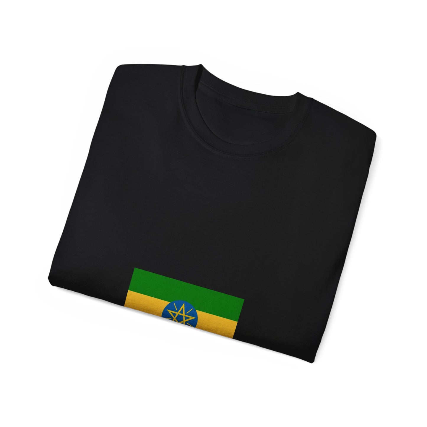 Unisex Ultra Cotton Tee -- Ethiopian Federal Flag Tshirt