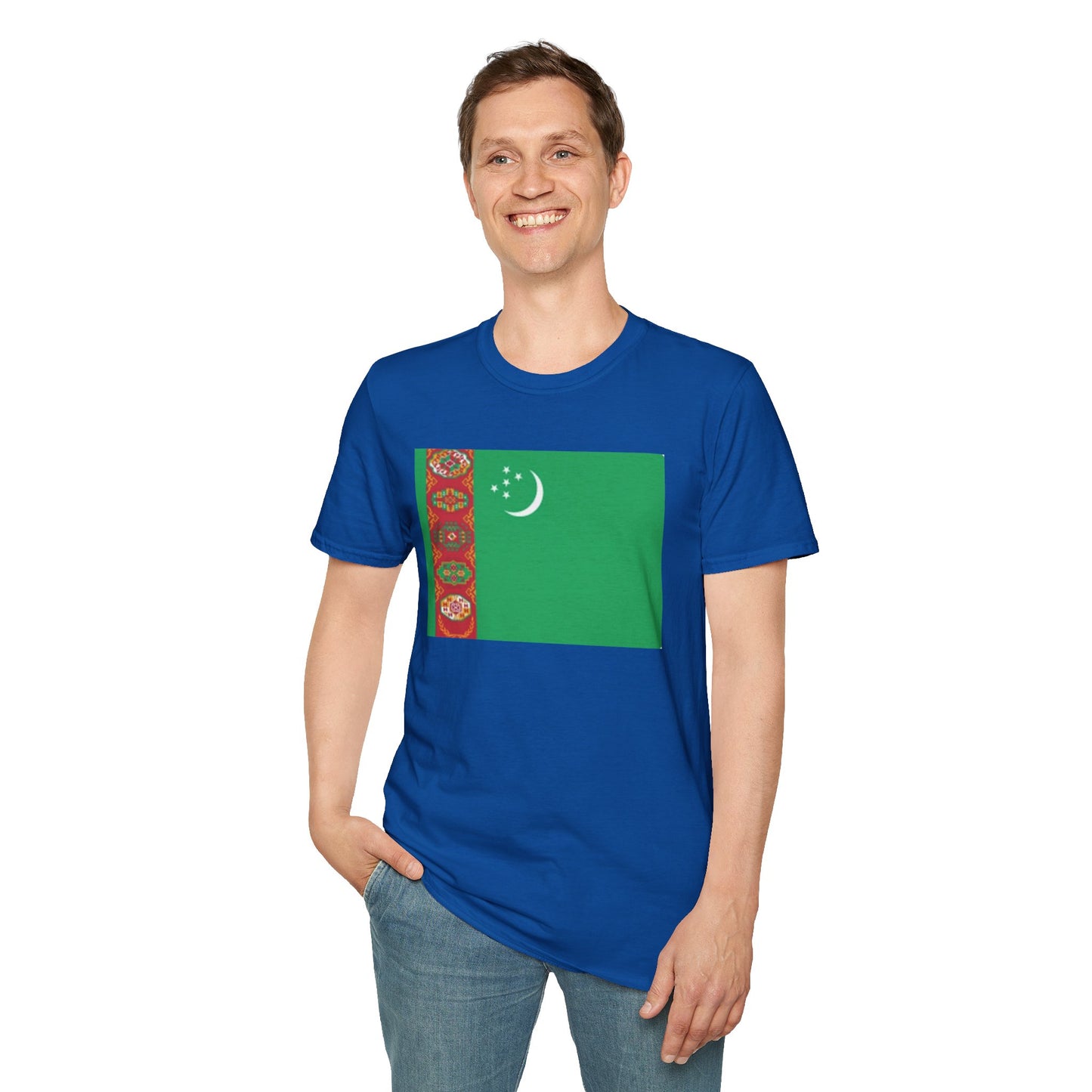 Unisex Softstyle T-Shirt -- Turkmenistan