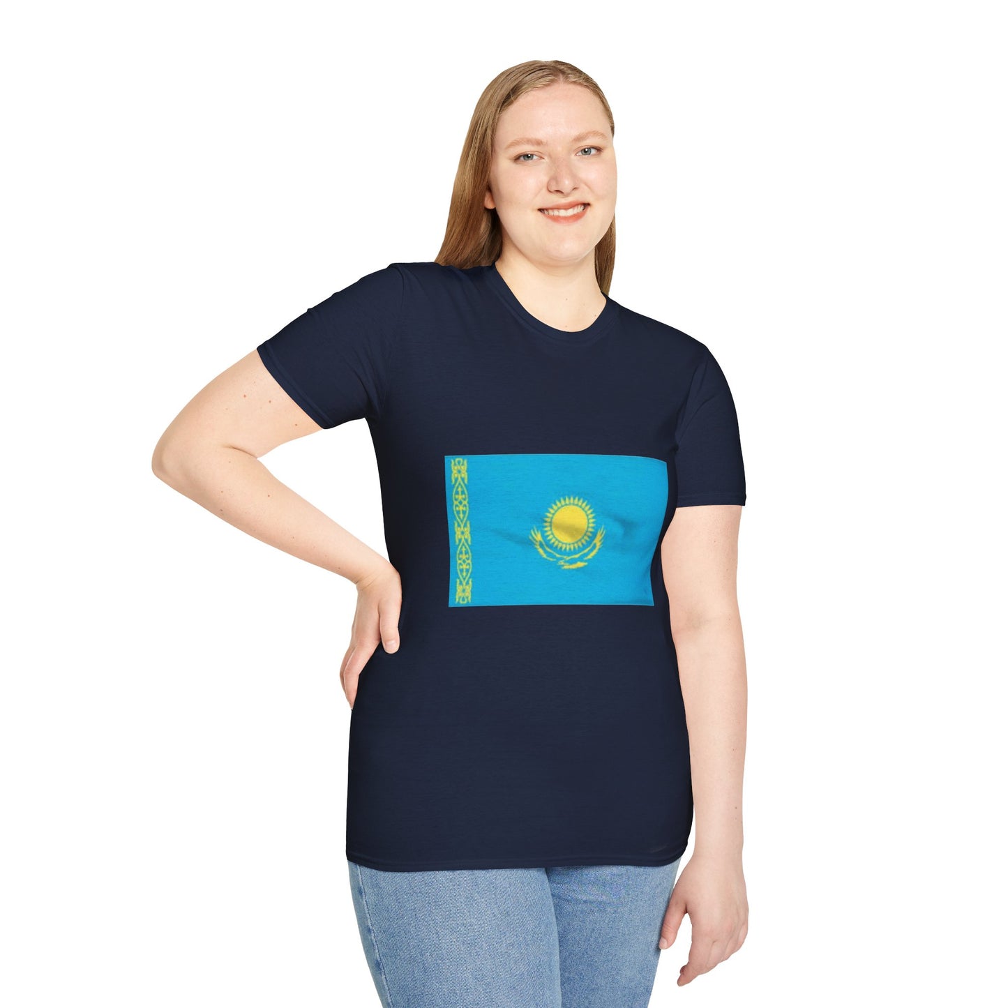 Unisex Softstyle T-Shirt -- Kazakhstan