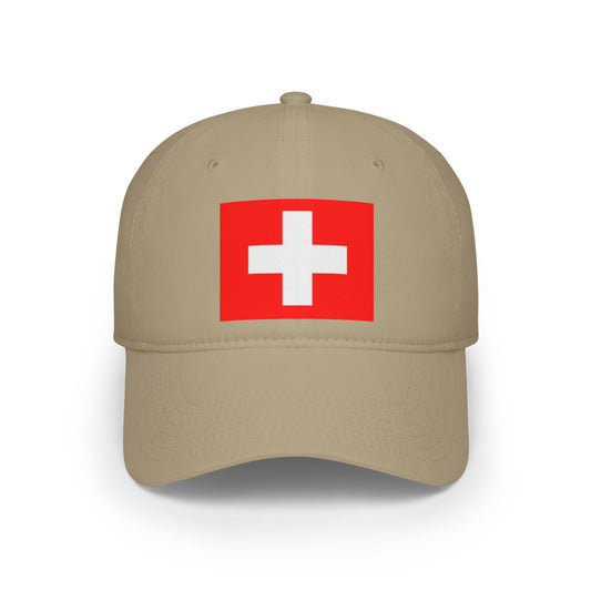 Low Profile Baseball Cap -- Switzerland