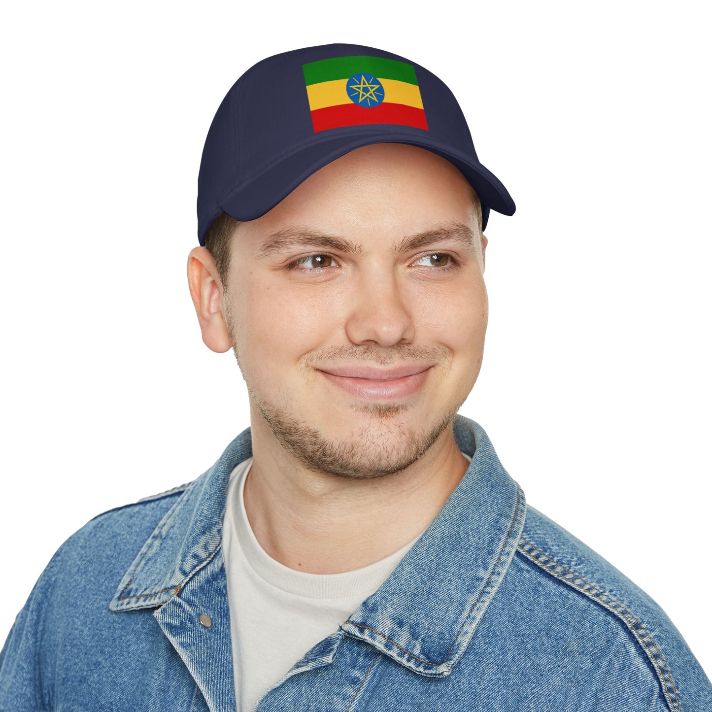 Low Profile Baseball Cap -- Ethiopian Federal Flag
