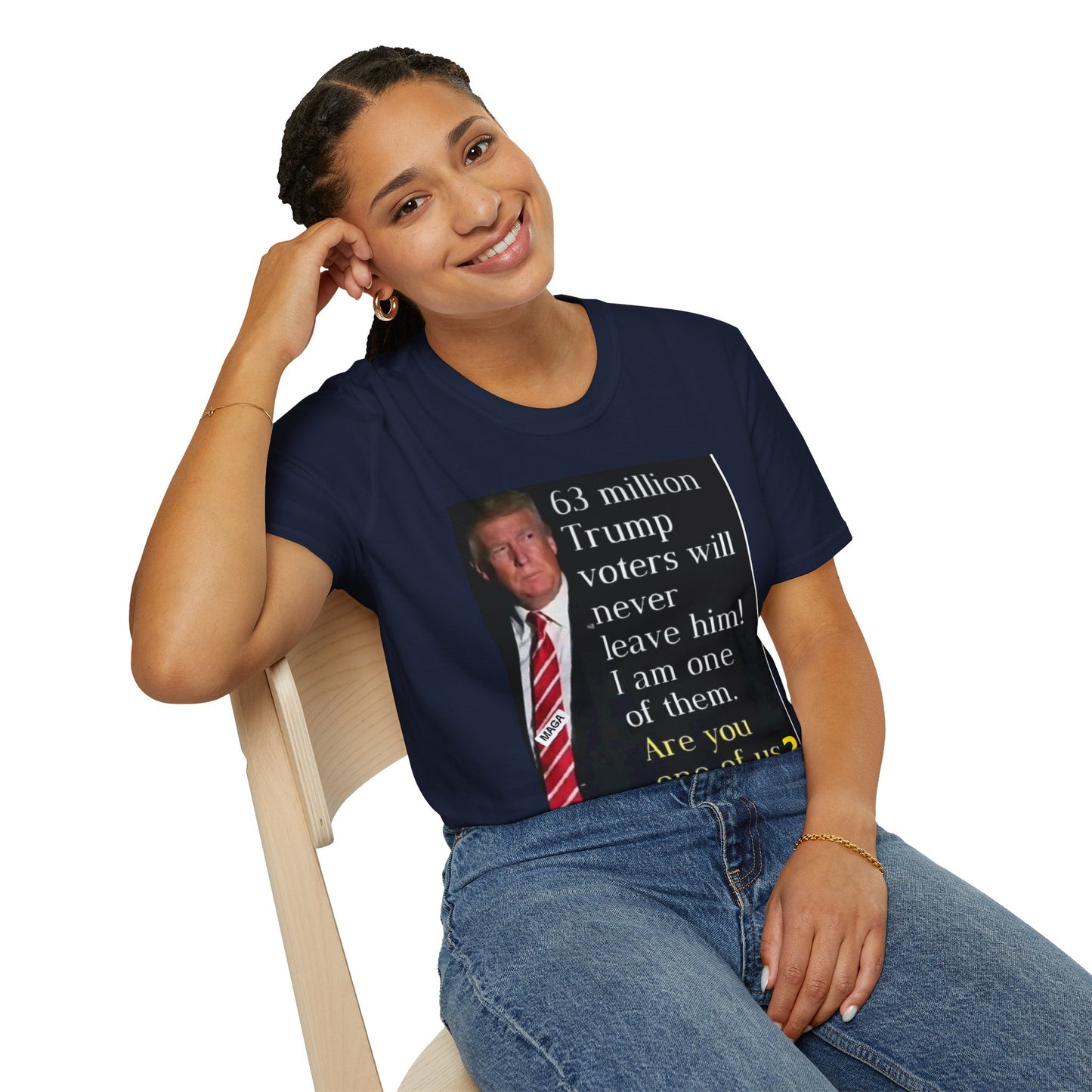 Unisex Softstyle T-Shirt -- Trump 2024