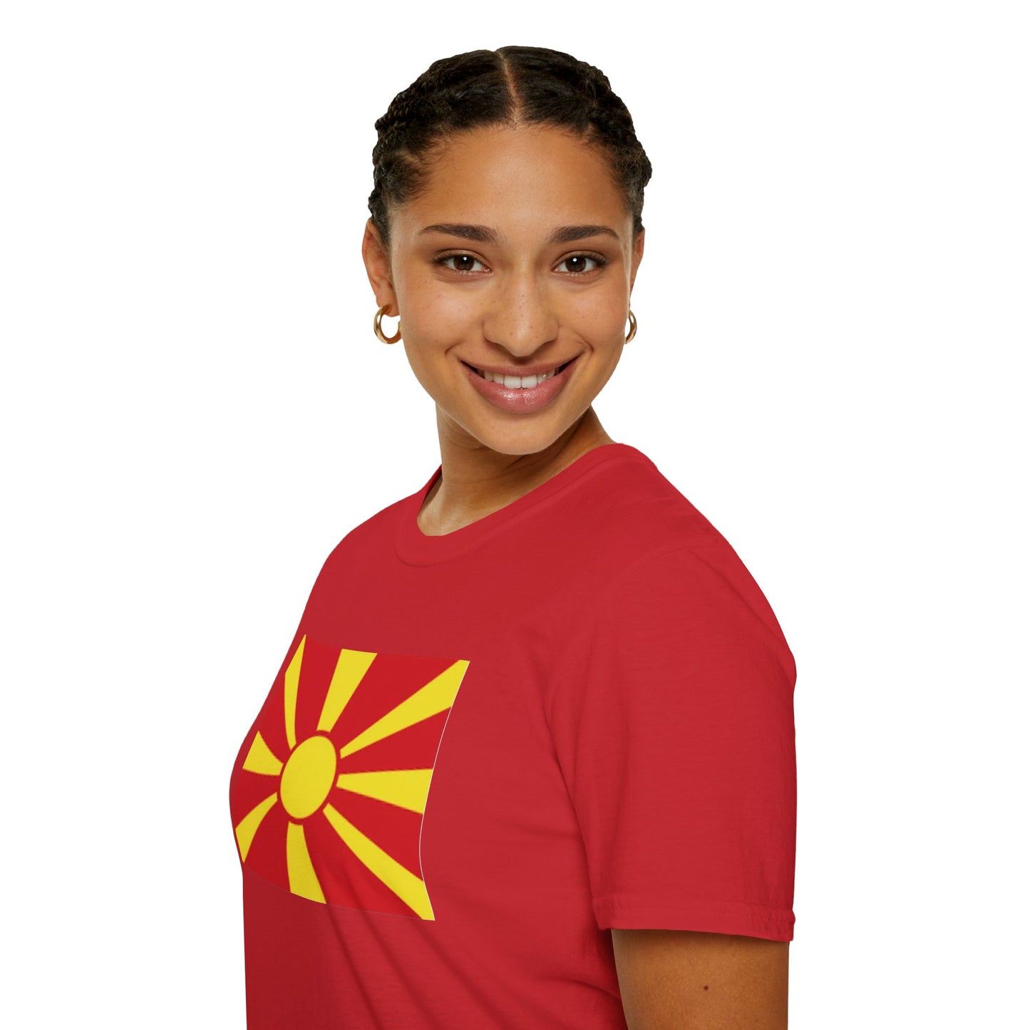 Unisex Softstyle T-Shirt -- North Macedonia