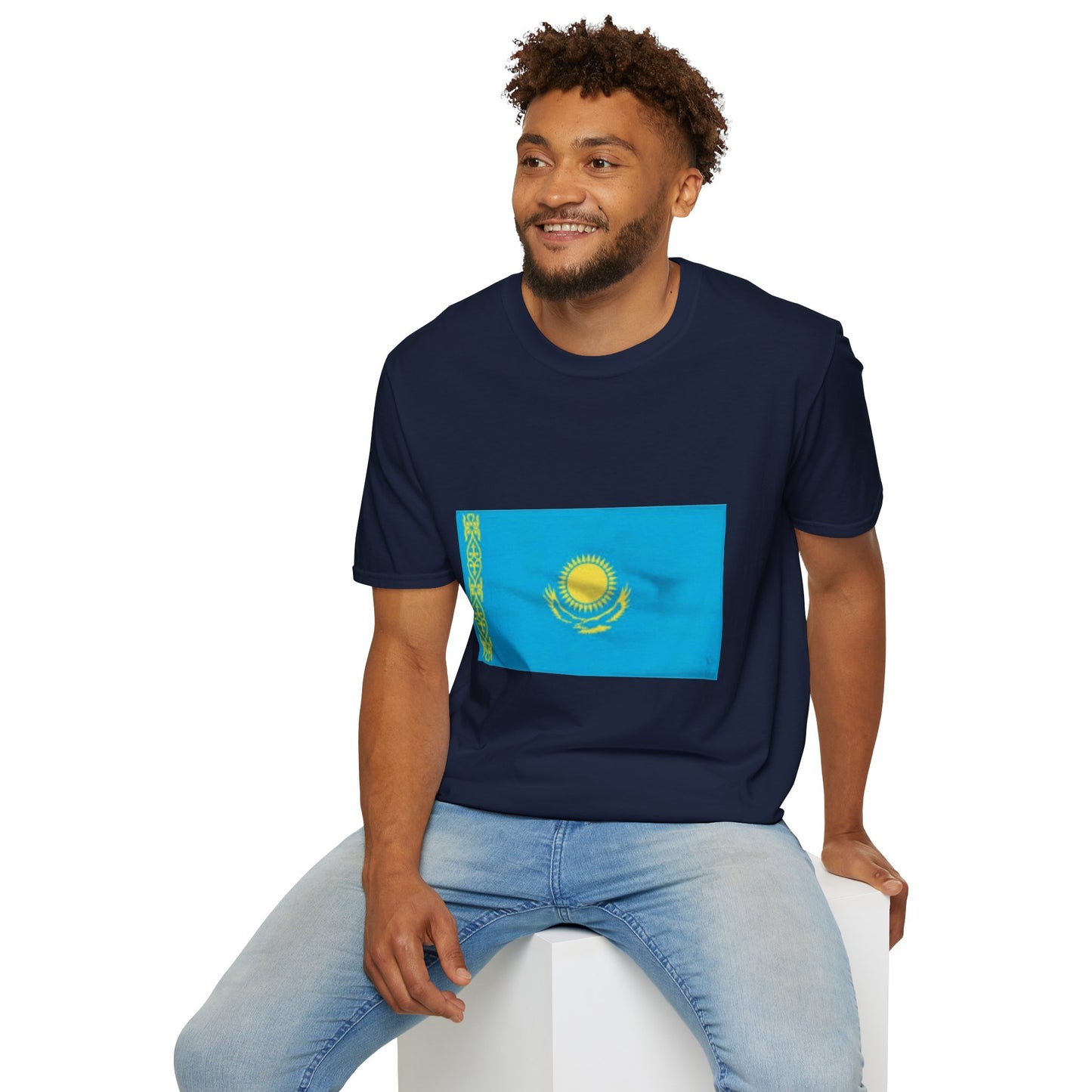 Unisex Softstyle T-Shirt -- Kazakhstan