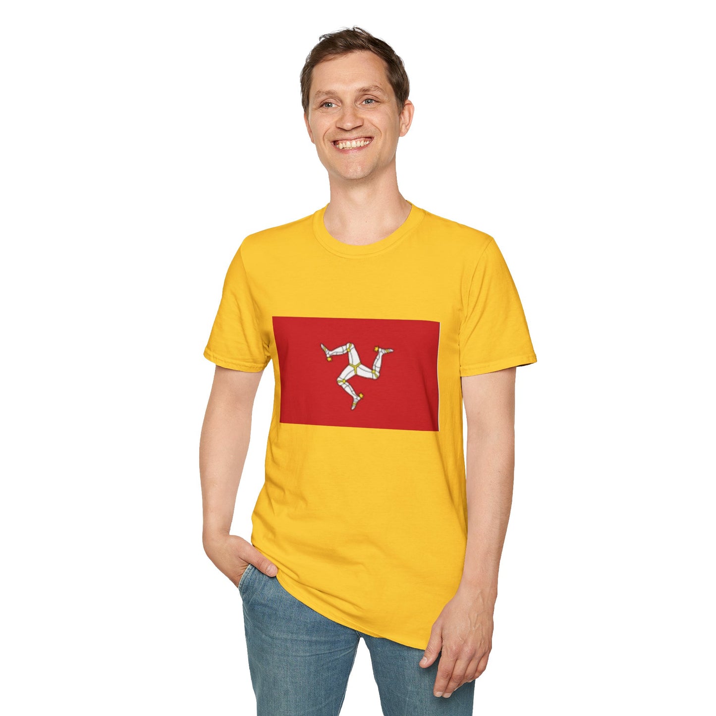 Unisex Softstyle T-Shirt -- Isle of Man