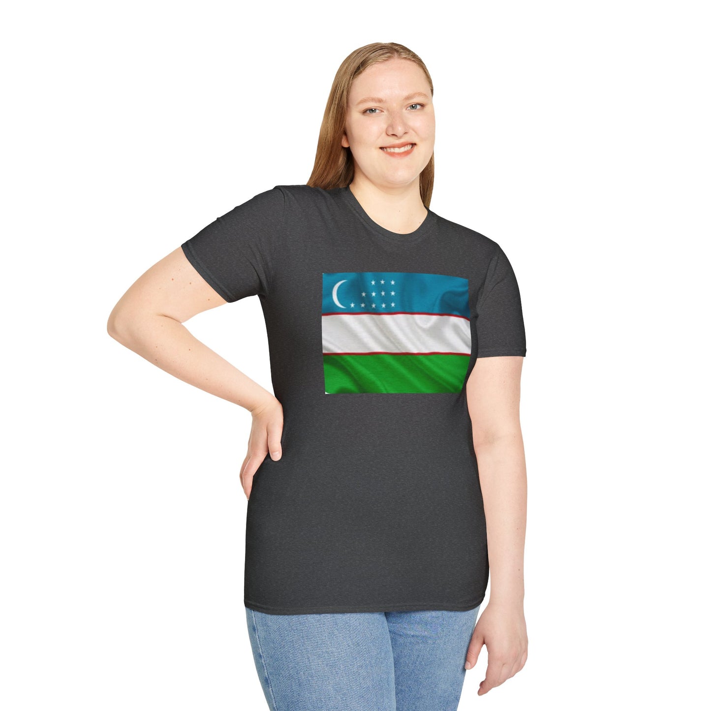 Unisex Softstyle T-Shirt -- Uzbekistan