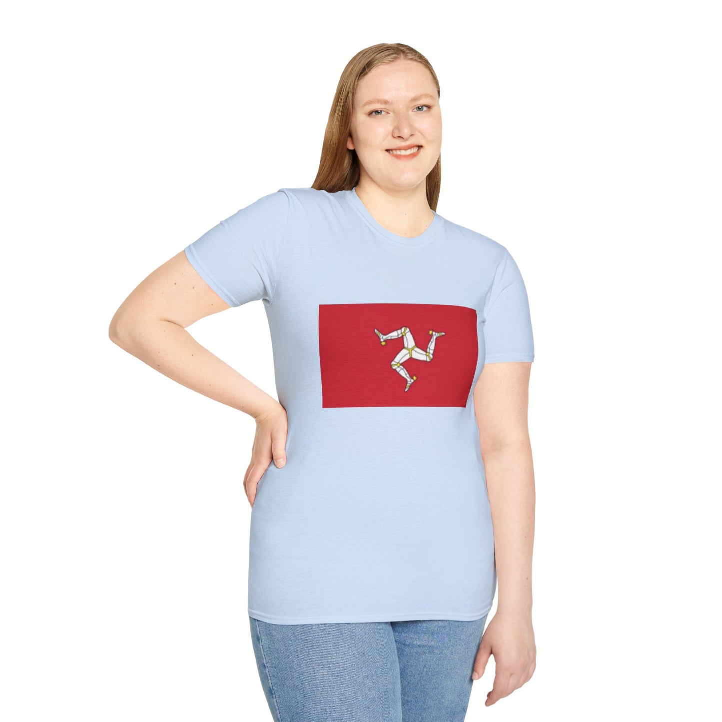 Unisex Softstyle T-Shirt -- Isle of Man