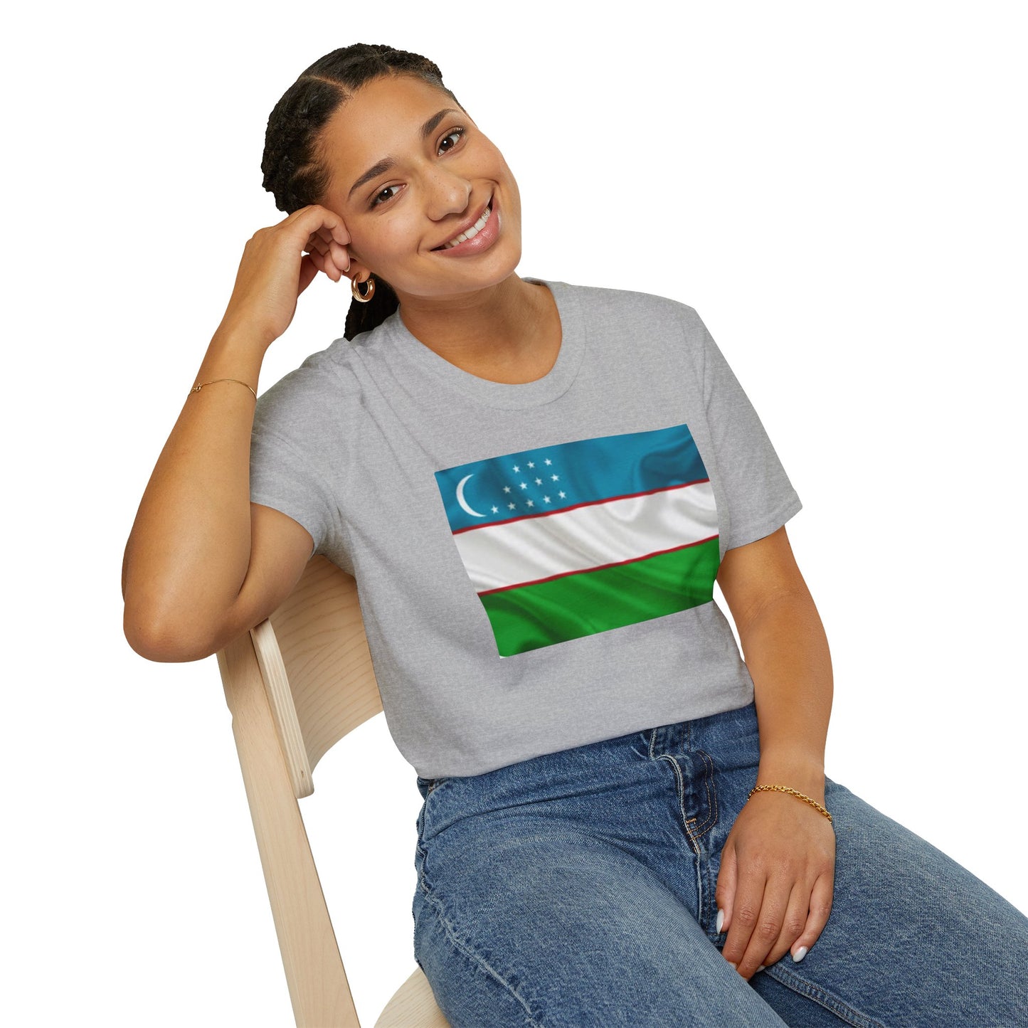 Unisex Softstyle T-Shirt -- Uzbekistan