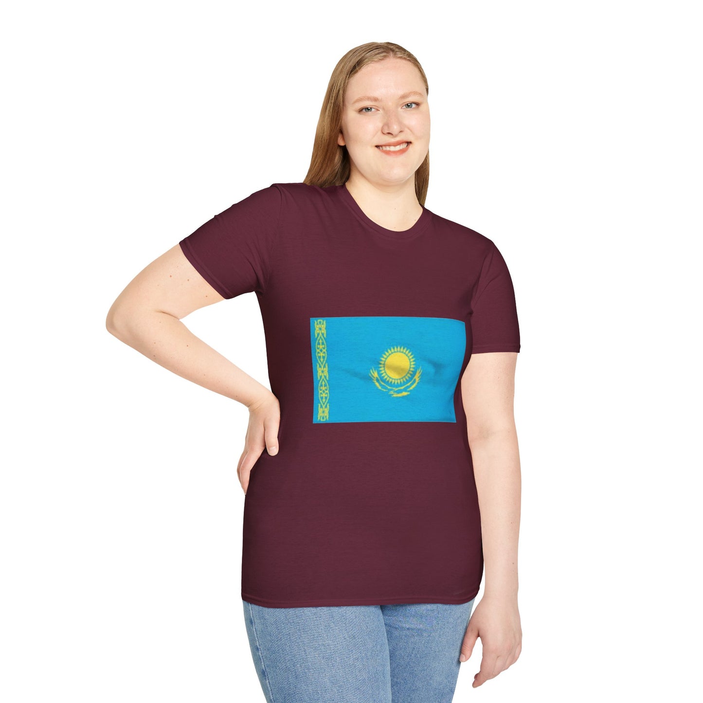 Unisex Softstyle T-Shirt -- Kazakhstan